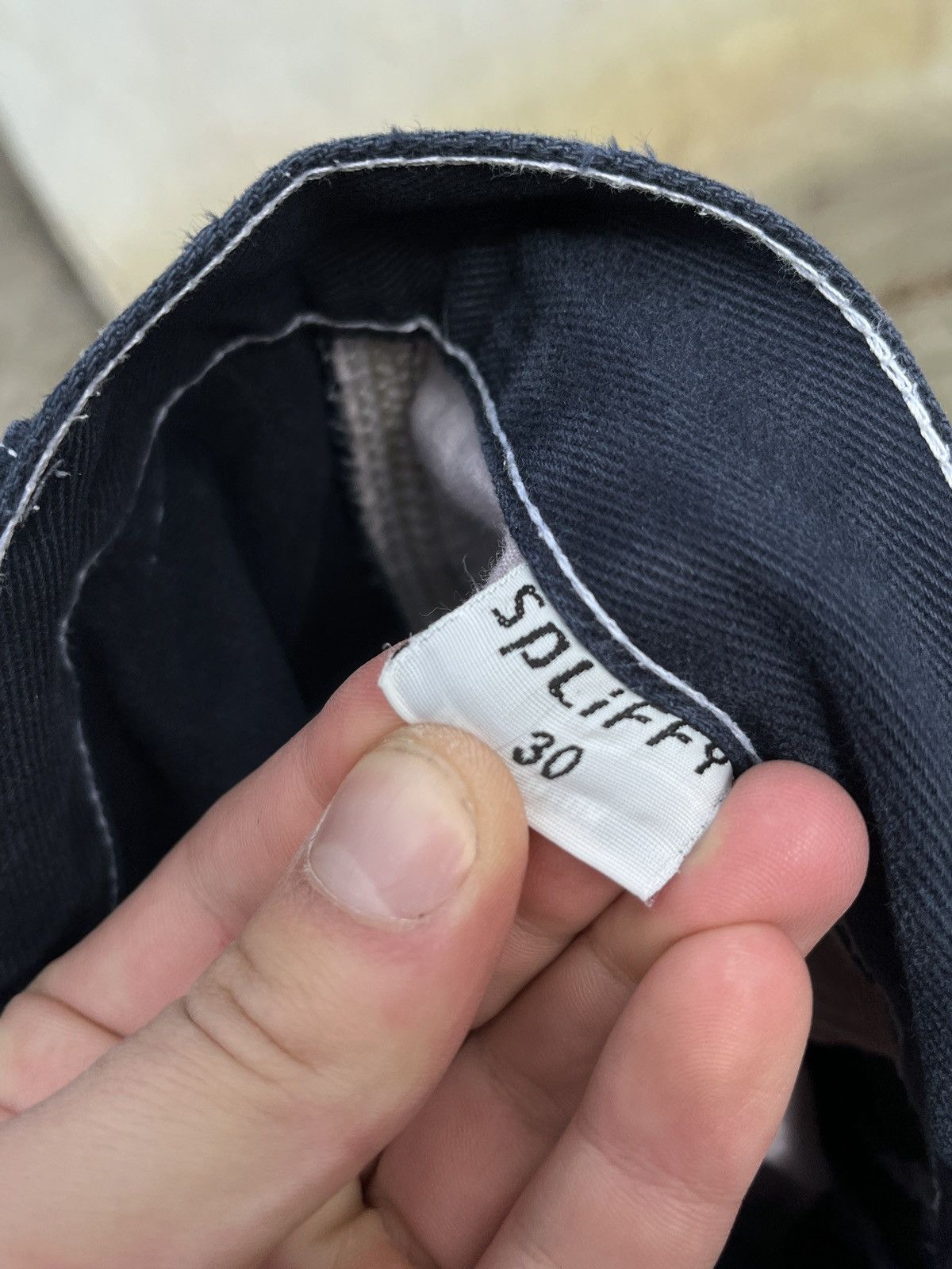 JNCO × Japanese Brand Spliffy Jeans Vintage Cargo Jeans 90s UK baggy Size US 30 / EU 46 - 6 Thumbnail