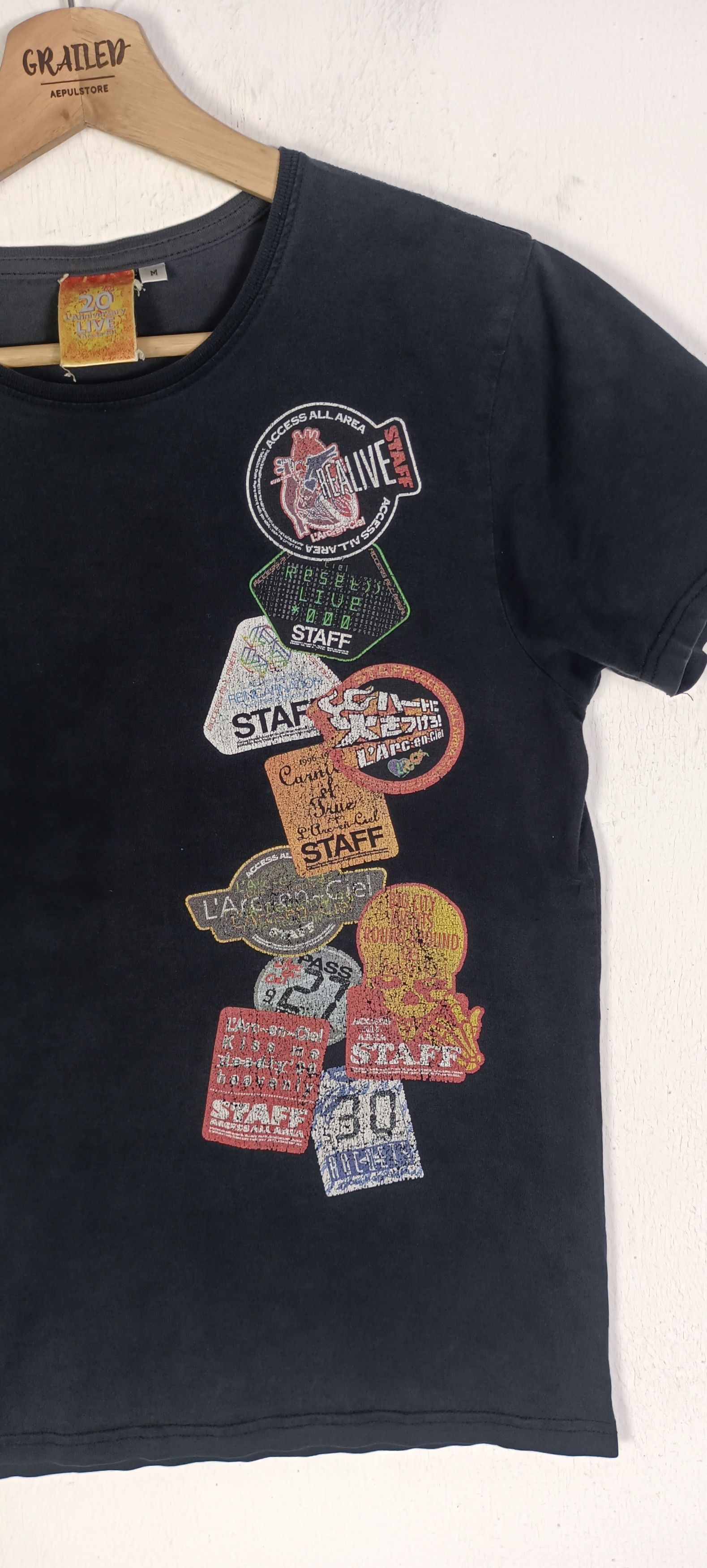 Band Tees × Japanese Brand × Vintage L'Arc 20th Anniversary Live Pass Size US S / EU 44-46 / 1 - 3 Thumbnail