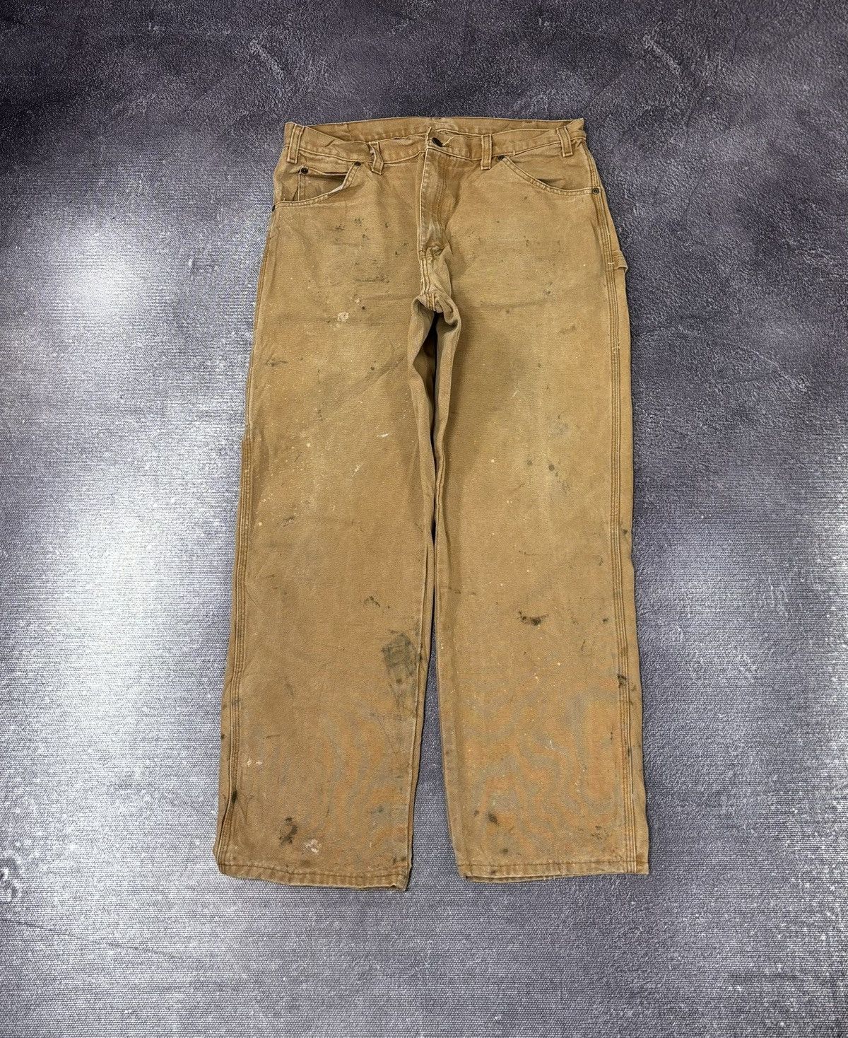 Dickies Vintage Dickies Y2K Mustard USA Work Hype Baggy Pants Jeans Size US 36 / EU 52 - 2 Thumbnail