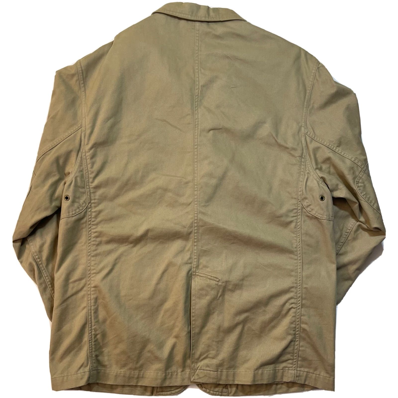 Vintage DULUTH Sport Coat Jacket Twill Brown Khaki Cargo Presentation 48 L Notch Lapel Two-Button Casual Mens Size US L / EU 52-54 / 3 - 4 Thumbnail