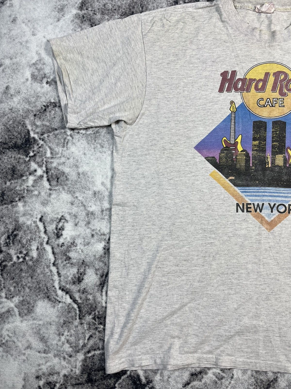 Hard Rock Cafe Vintage 90s Hard Rock Cafe New York T Shirt Made in USA Size US L / EU 52-54 / 3 - 2 Thumbnail