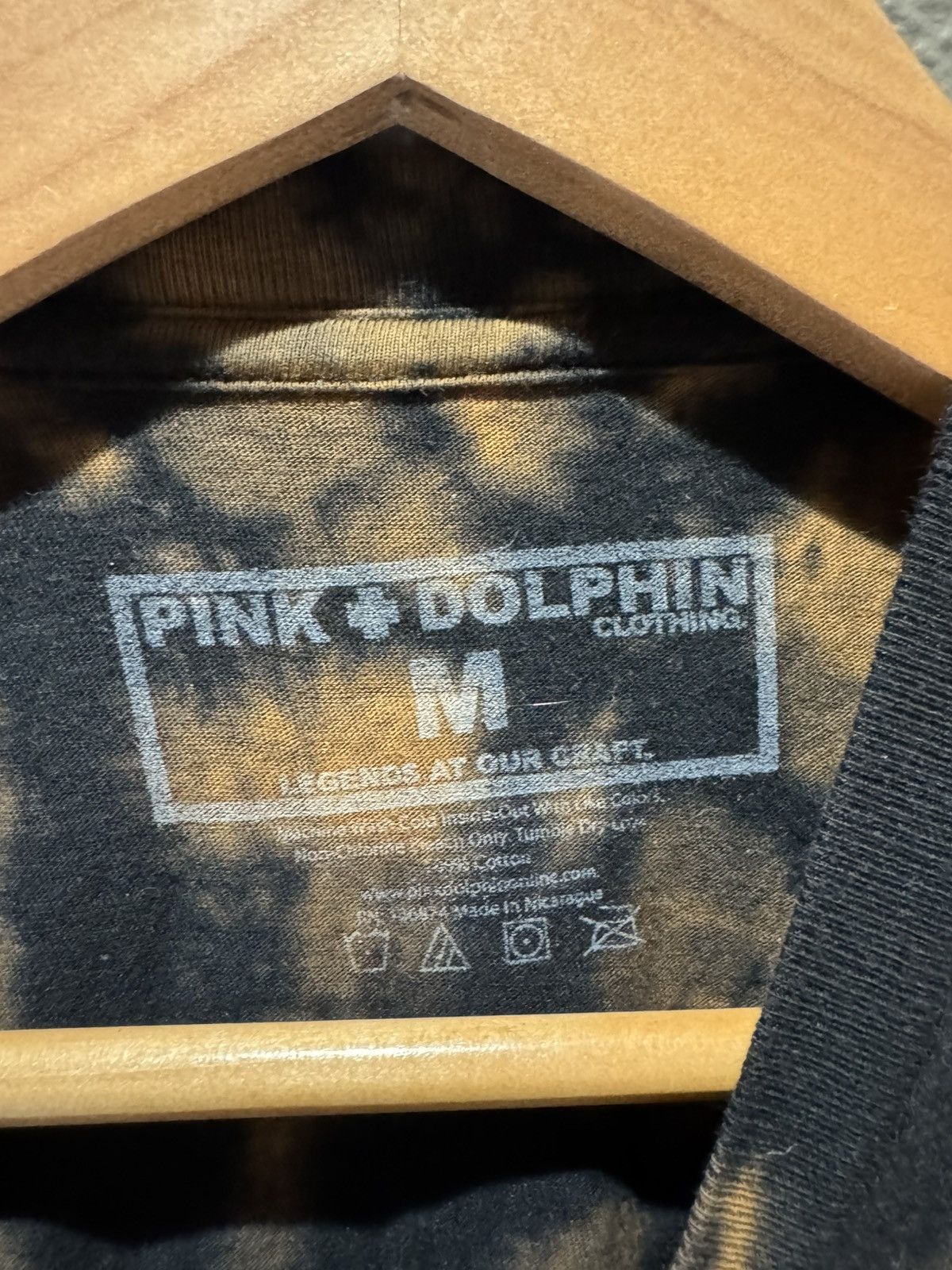 Pink Dolphin Black / Yellow Tie Dye Pink Dolphin Plus Logo Shirt Soft Size US M / EU 48-50 / 2 - 3 Thumbnail