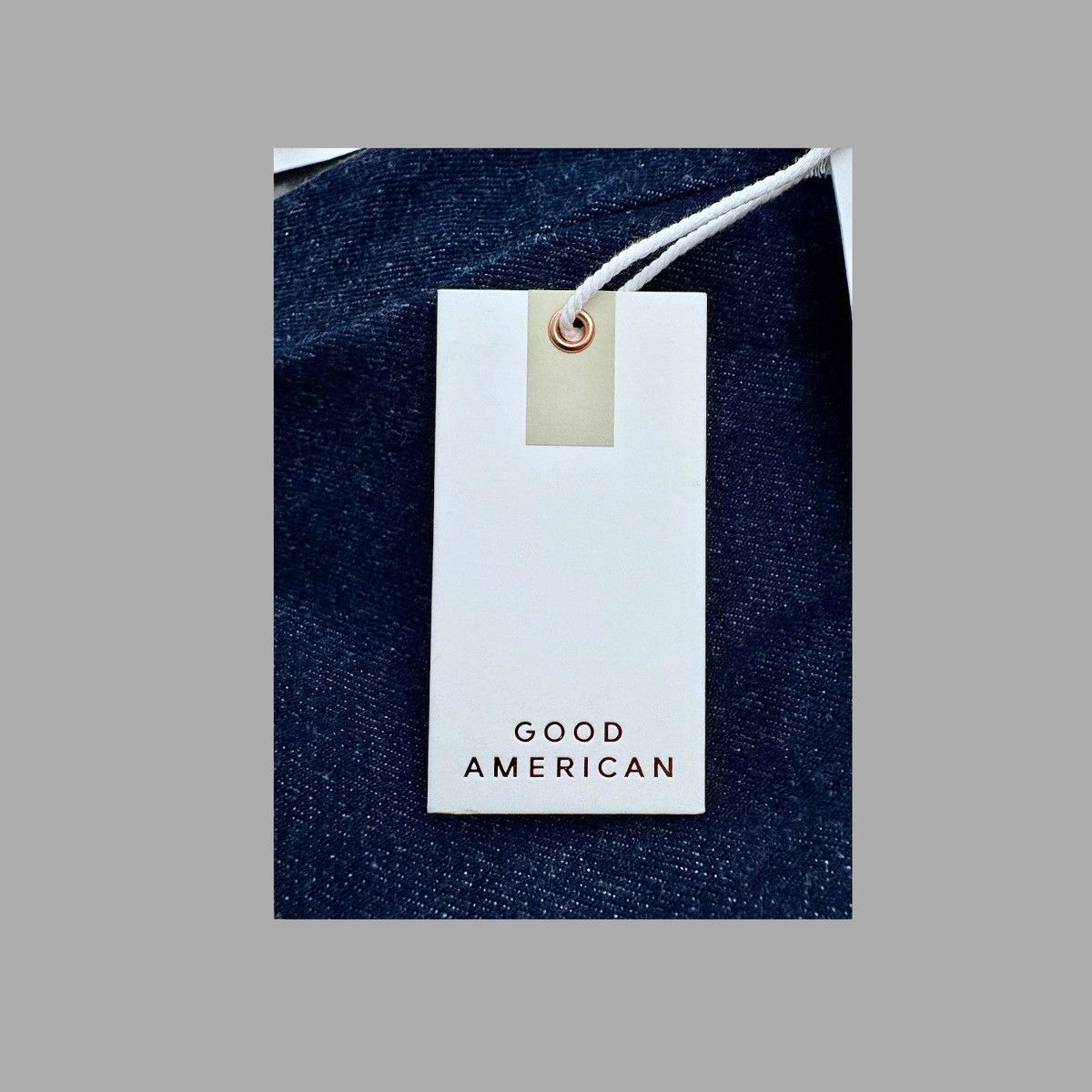 Good American Good American Women’s Jean Blue Stretch Crop Jacket Sz M Size M / US 6-8 / IT 42-44 - 14 Thumbnail