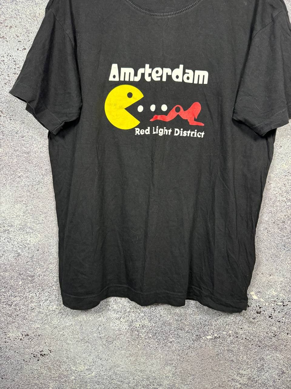 Vintage Vintage Pornstar Pacman Amsterdam Red Light District Tee Size US M / EU 48-50 / 2 - 4 Thumbnail