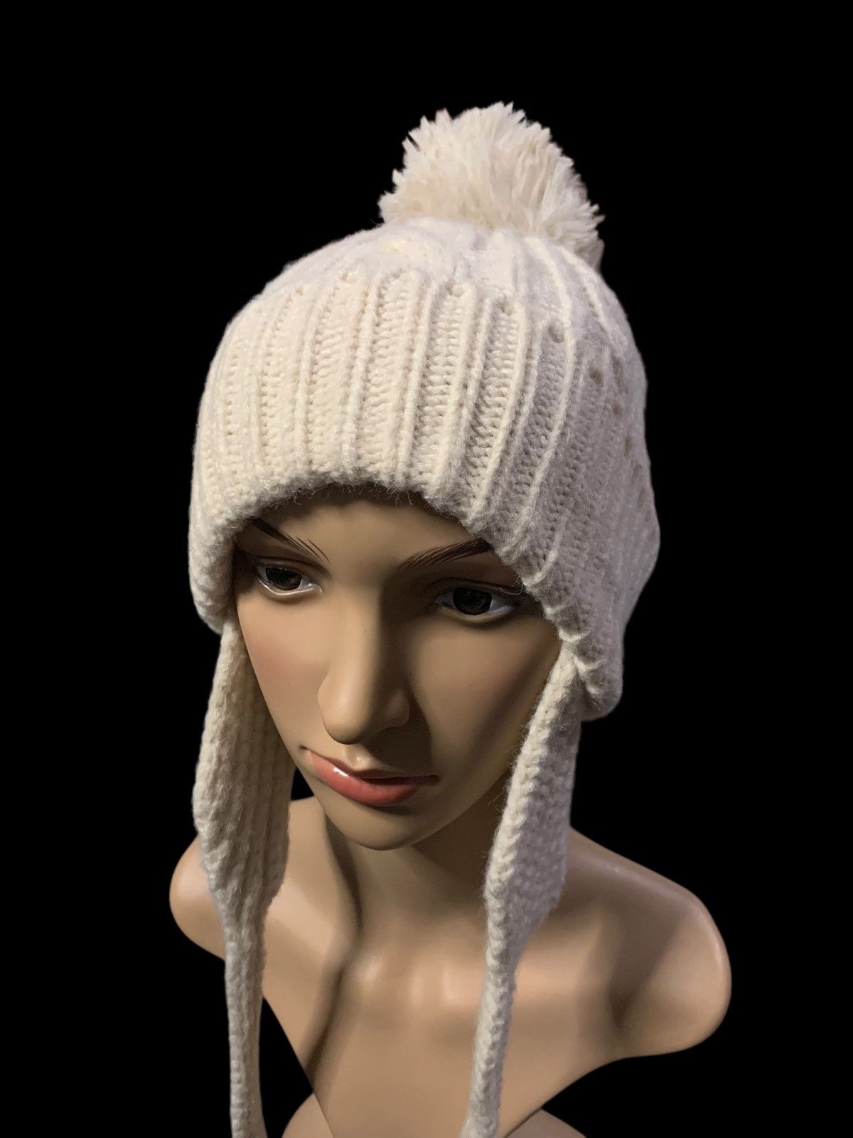 Designer × Japanese Brand × Kapital Crochet Earflap Beany Hat Size ONE SIZE - 1 Thumbnail