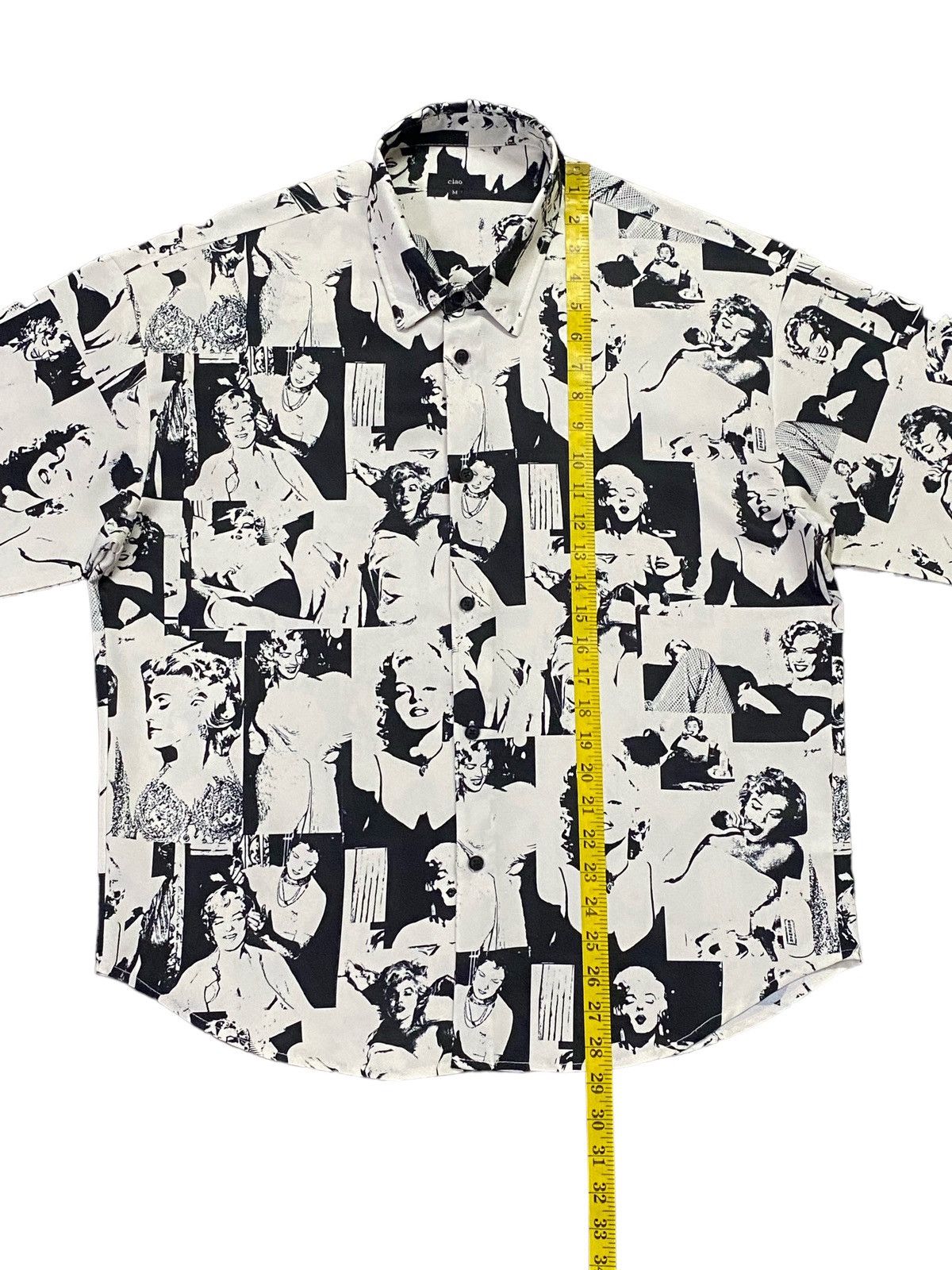 Japanese Brand Marilyn Monroe Fullprint Photo Callage Graphic Long Sleeve Size US M / EU 48-50 / 2 - 5 Thumbnail