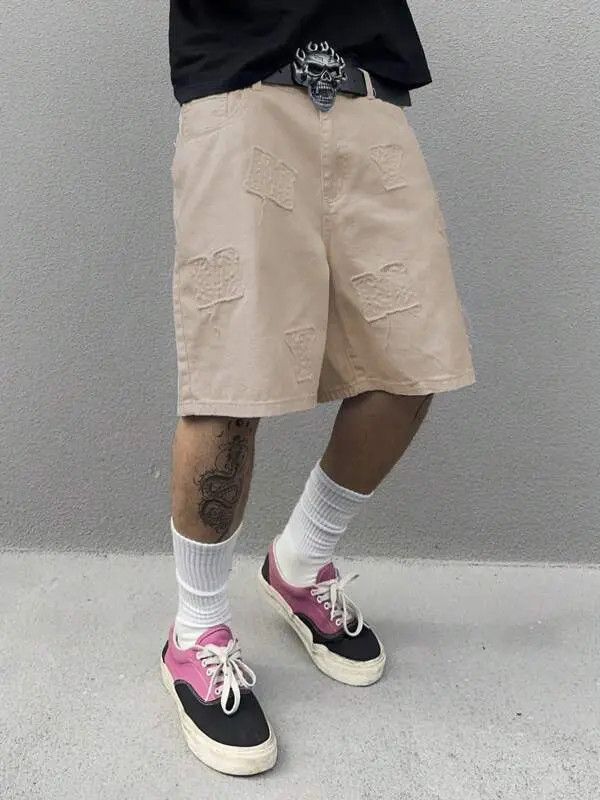 Japanese Brand Furuya x Kita Distressed Y2k Shorts Jorts Denim Size US 30 / EU 46 - 6 Thumbnail