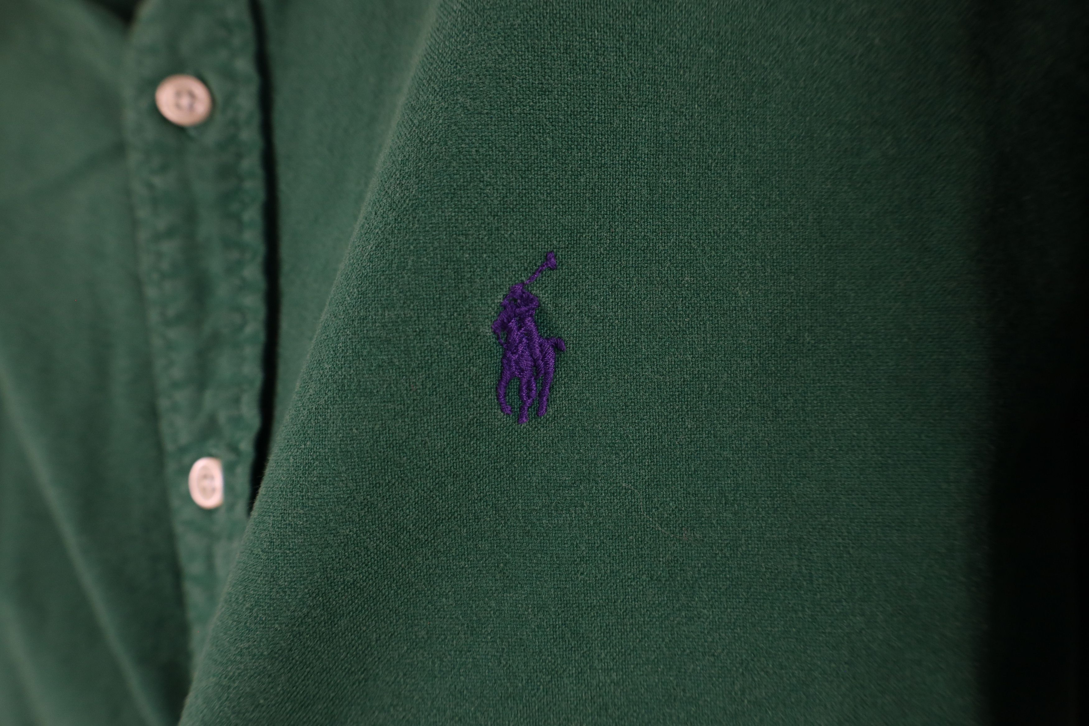 Ralph Lauren × Vintage Vintage 90s Ralph Lauren Faded Collared Button Down Shirt Size US L / EU 52-54 / 3 - 4 Thumbnail