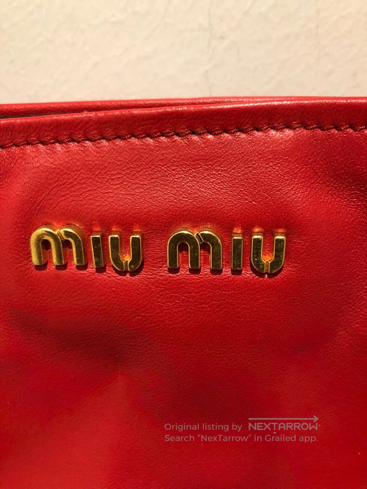 Miu Miu Miu Miu Bow Strap Tote Bag. Size ONE SIZE - 6 Thumbnail