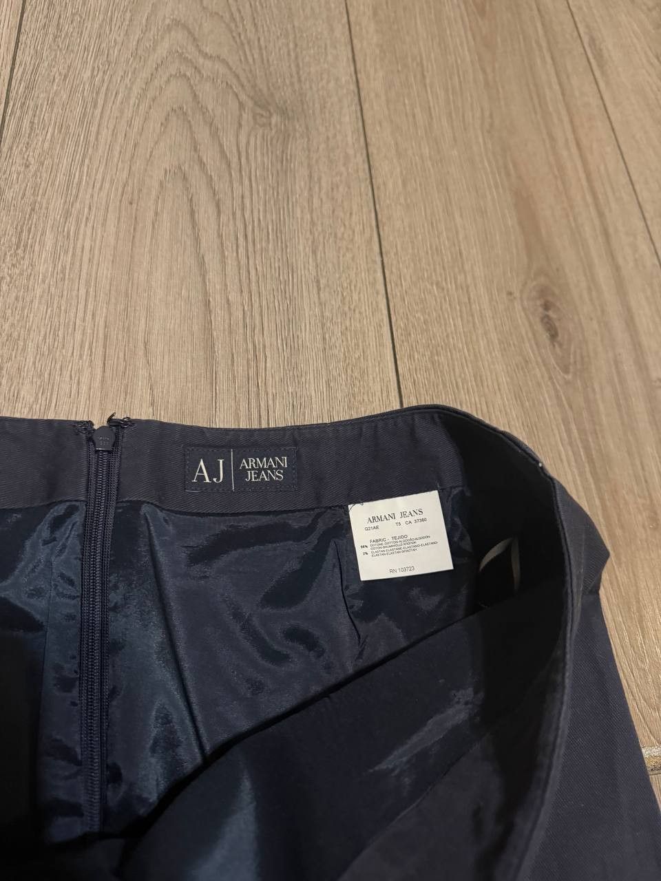 Armani ARMANI JEANS Skirt Womens Medium Blue Mini Tube Size 26" / US 2 / IT 38 - 3 Thumbnail
