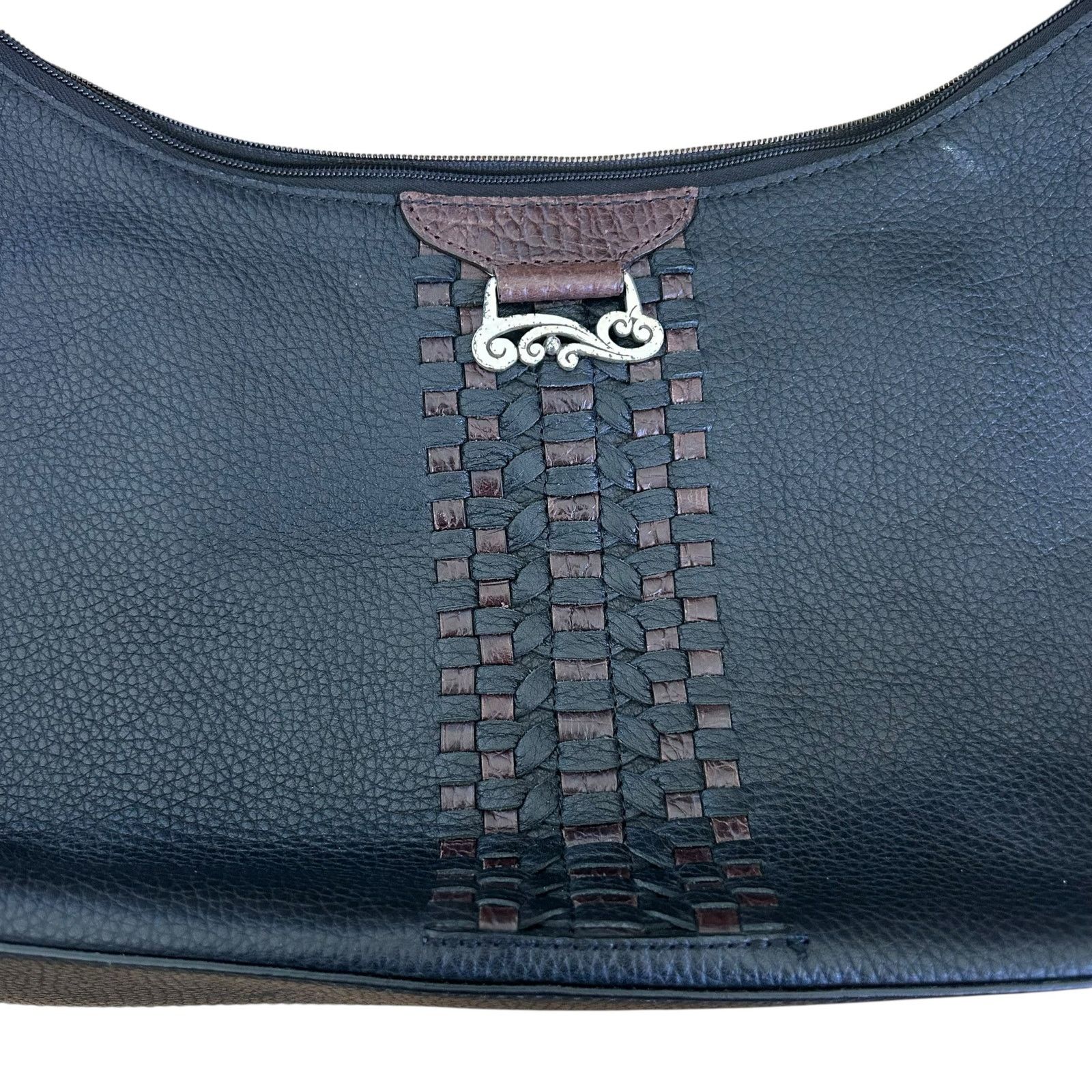 Brighton Brighton Black Leather Hobo Shoulder Bag Size ONE SIZE - 2 Thumbnail