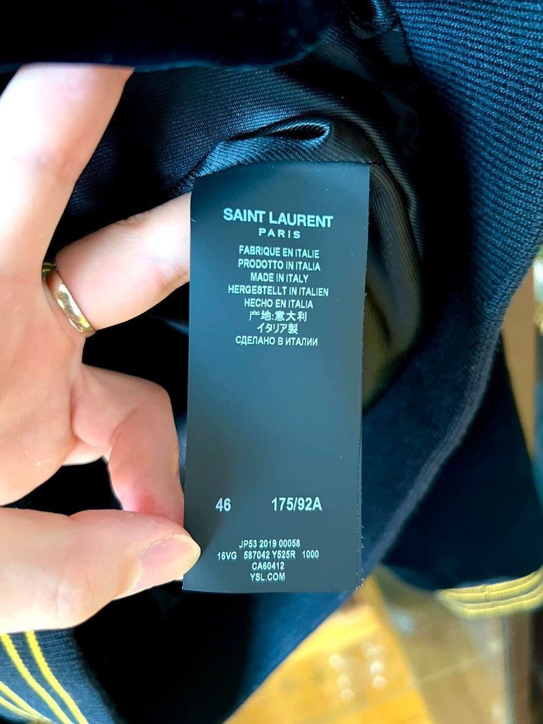 Saint Laurent Paris Saint Laurent Paris Radio silk jacket-2506 Size US S / EU 44-46 / 1 - 5 Thumbnail