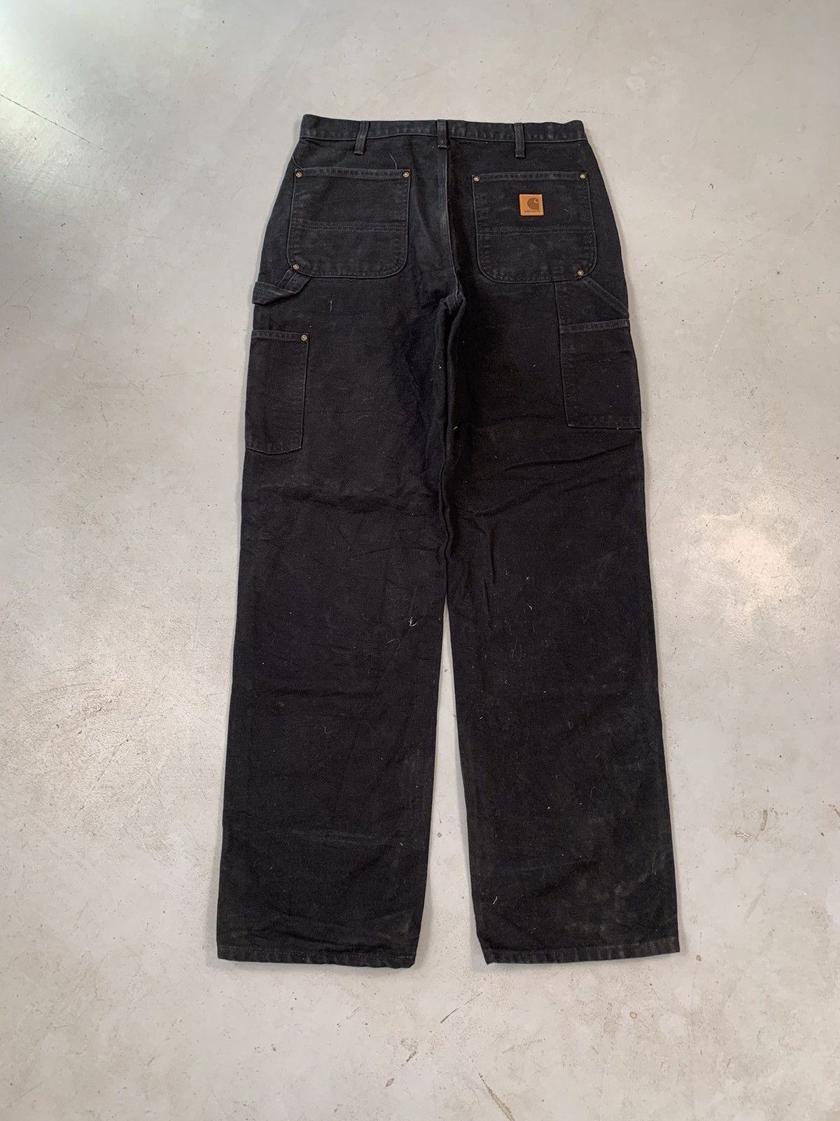 Carhartt Vintage Carhartt B01 BLK double knee workwear denim Size US 34 / EU 50 - 2 Thumbnail