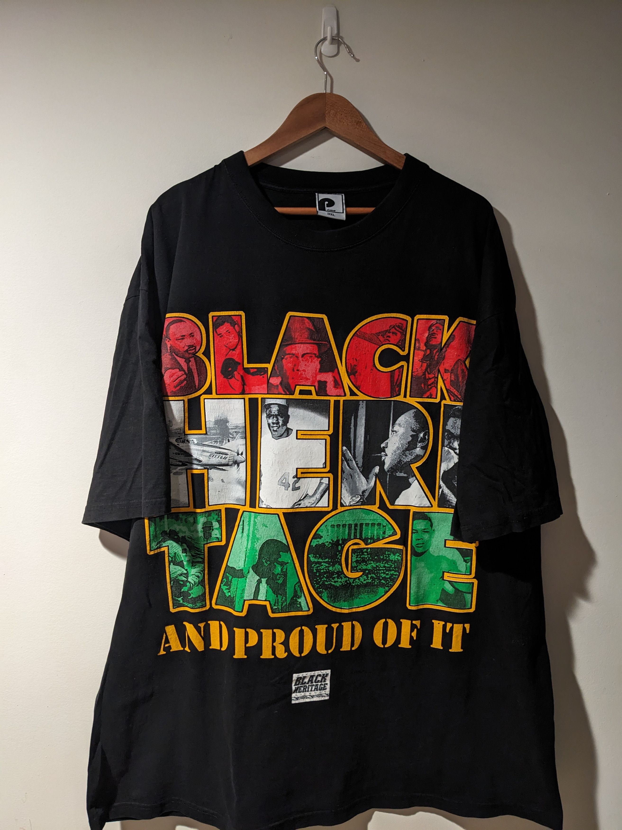Vintage Vintage Black Heritage and Proud of it 3X-large T-Shirt Size US XXL / EU 58 / 5 - 1 Thumbnail