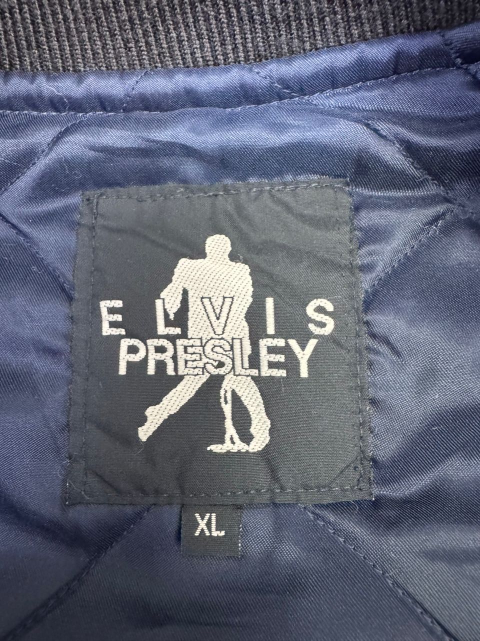 Vintage VINTAGE ELVIS PRESLEY VARSITY JACKET Size US XL / EU 56 / 4 - 9 Thumbnail