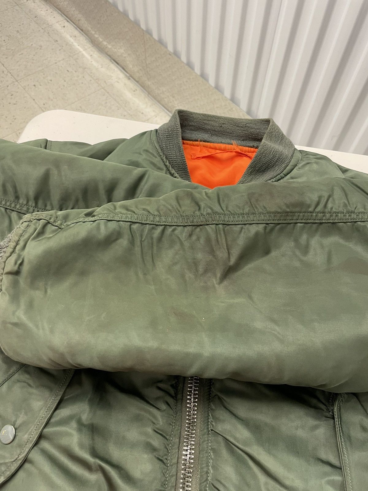 70s〜80s USAF ma-1 flight jacket USA製 VINTAGE USAF US AIR FORCE FLIGHT JACKET MA-1 MA1 80's SIZE