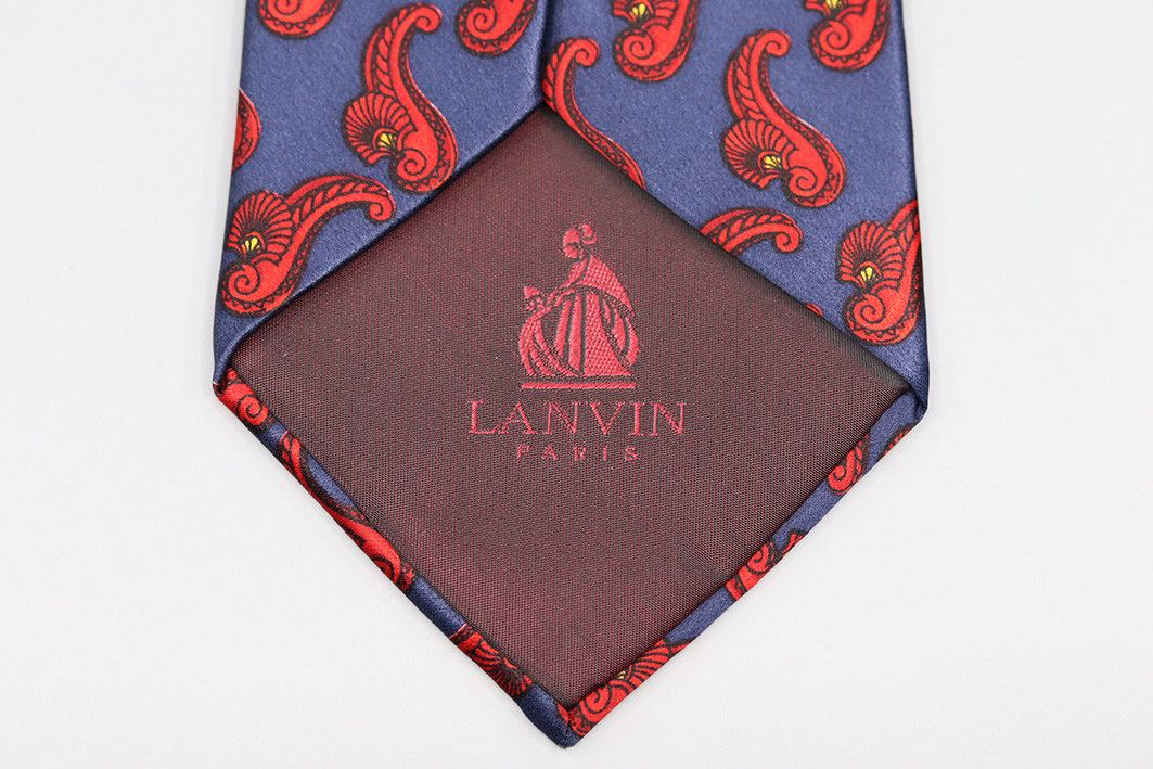 Lanvin Lanvin Paris Vintage Silk Tie Size ONE SIZE - 3 Thumbnail