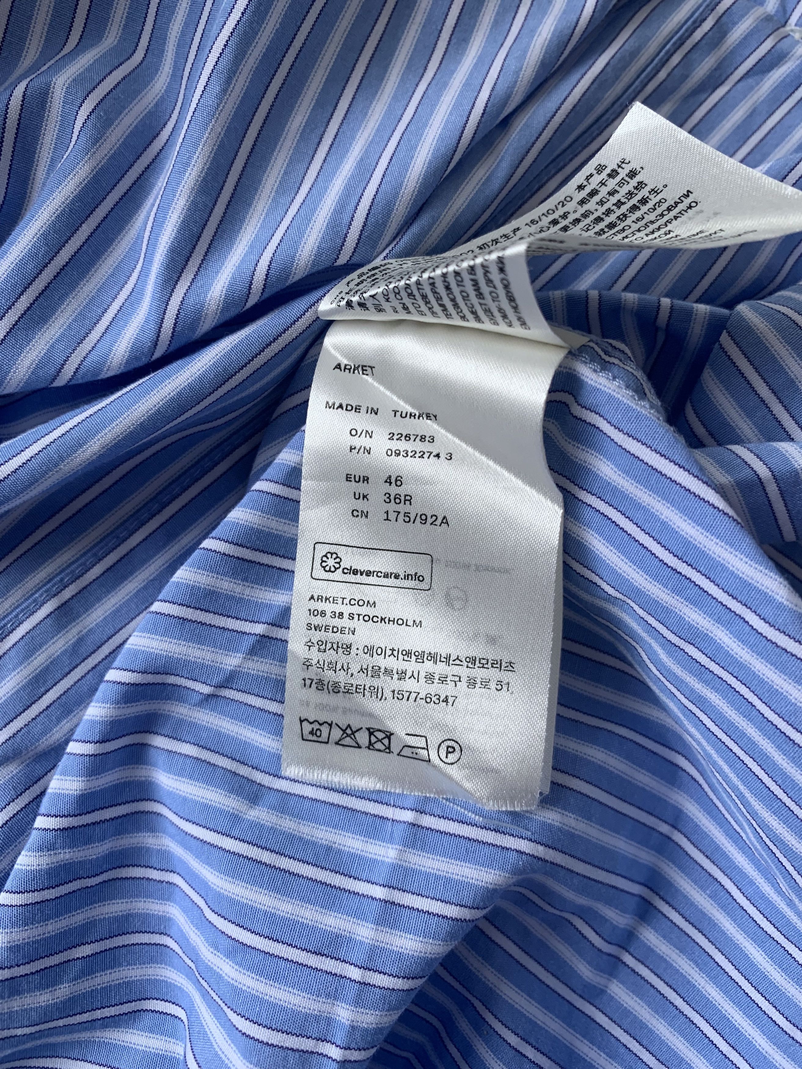 Arket Striped Shirt Size US S / EU 44-46 / 1 - 6 Thumbnail