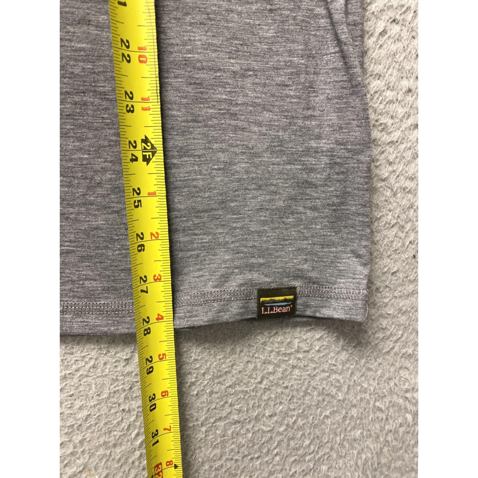Vintage LL BEAN Gray Polo Shirt Adult Medium Soft Short Sleeve Regular Fit Mens Size US M / EU 48-50 / 2 - 6 Thumbnail