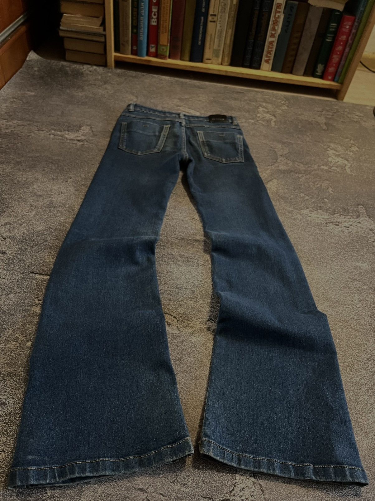 Japanese Brand CRAZY Number Nine Style flared – y2k opium archive avan 90s Size US 32 / EU 48 - 1 Thumbnail