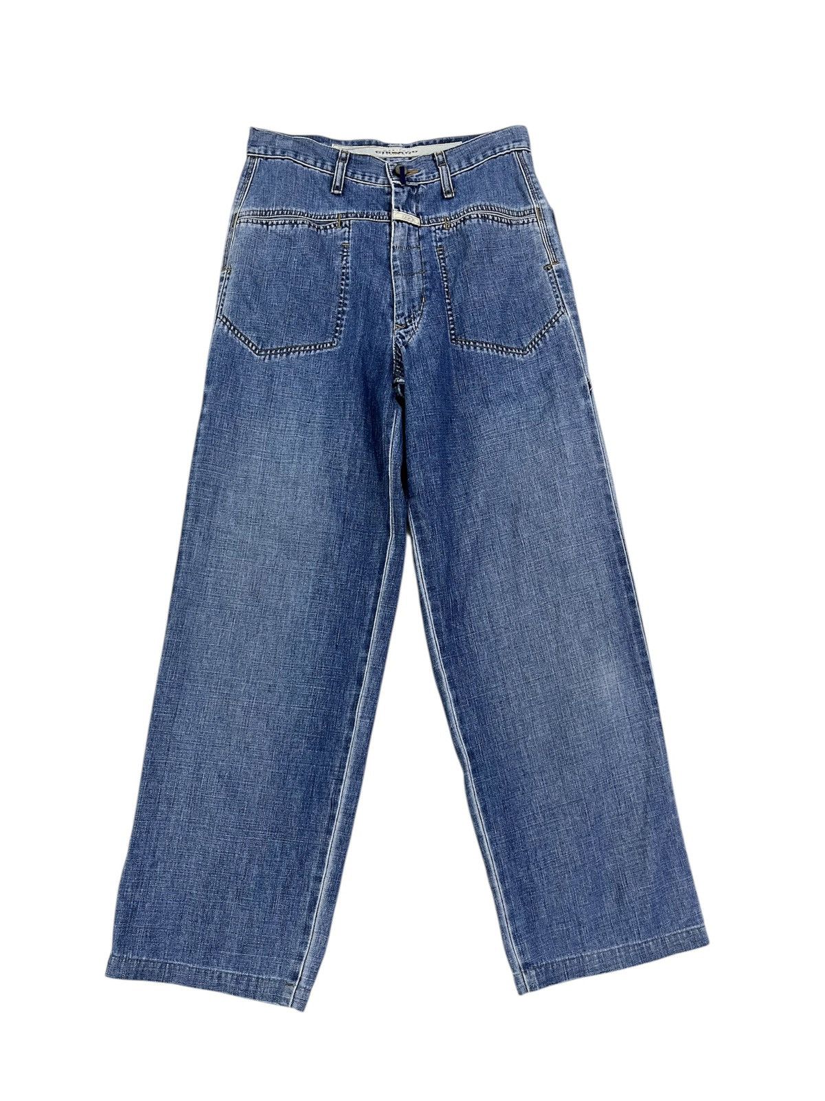 Marithe + Francois Girbaud Girbaud Workwear Wide Jeans Size US 30 / EU 46 - 1 Thumbnail