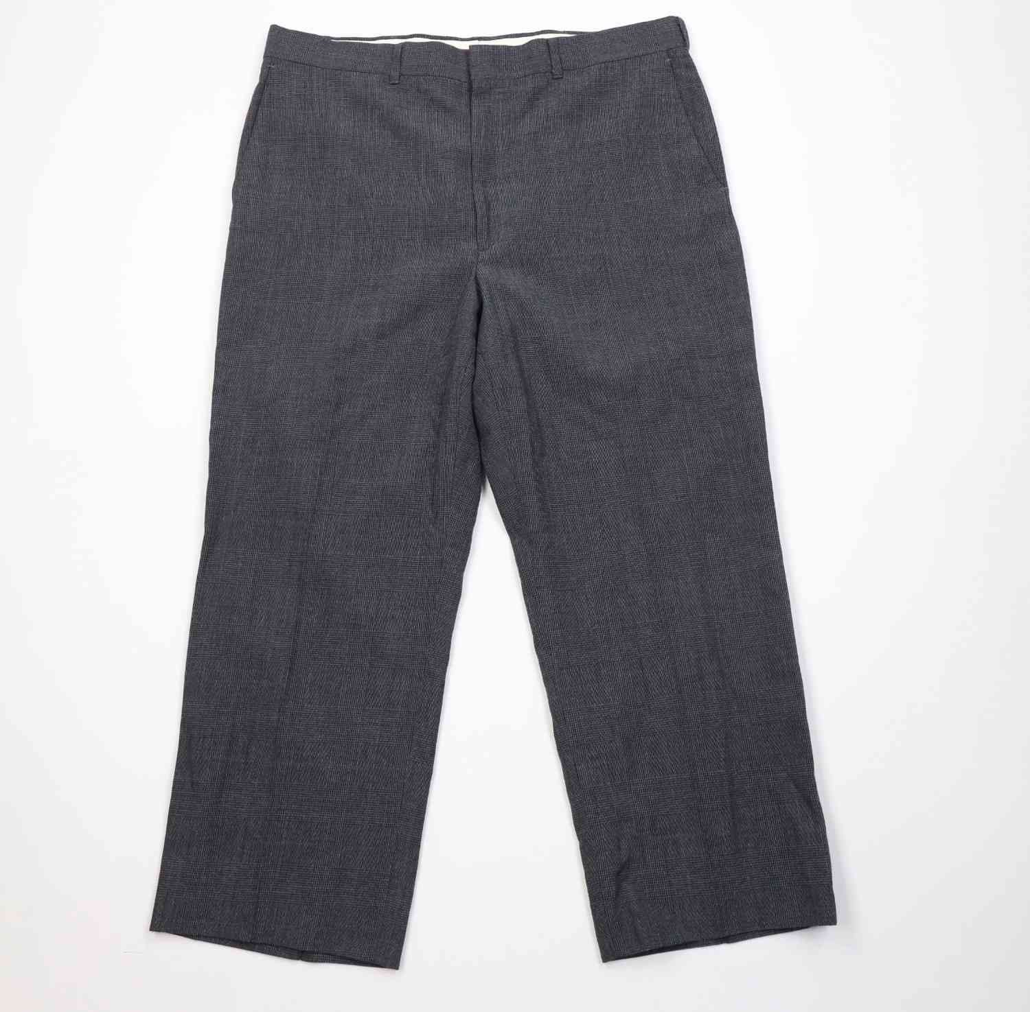 Vintage Vintage 70s Streetwear Wide Leg Chino Pants Plaid Size US 36 / EU 52 - 1 Thumbnail