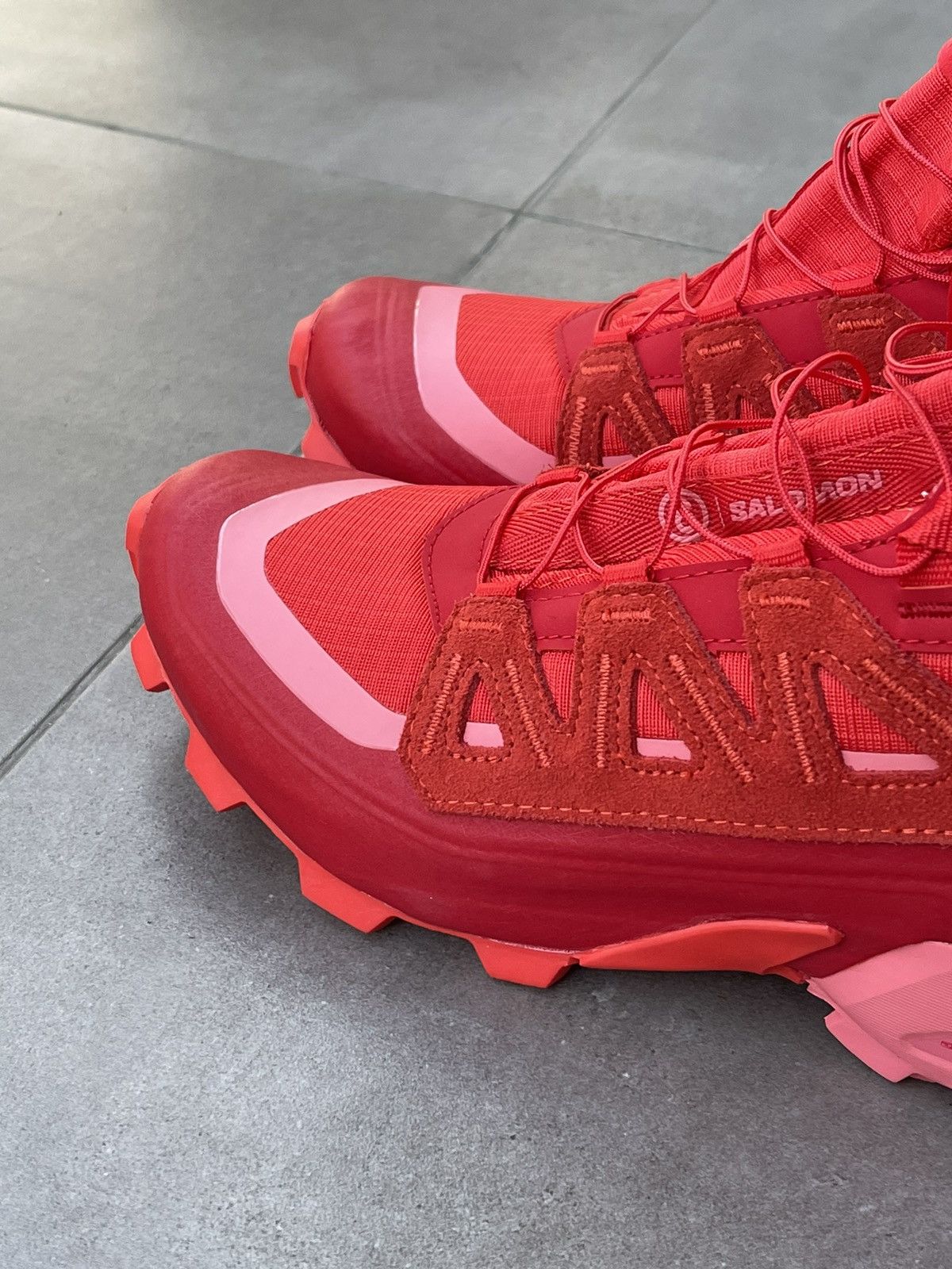 Maison Margiela !DS! AW22 Maison Margiela X Salomon Red Sneakers Size US 12 / IT 42 - 8 Thumbnail