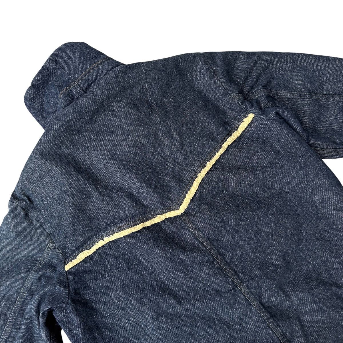 Carhartt × Sears × Vintage 60s Denim Ranch Jean Jacket TRUE VINTAGE Sherpa Lined Barn Size US XL / EU 56 / 4 - 19 Thumbnail