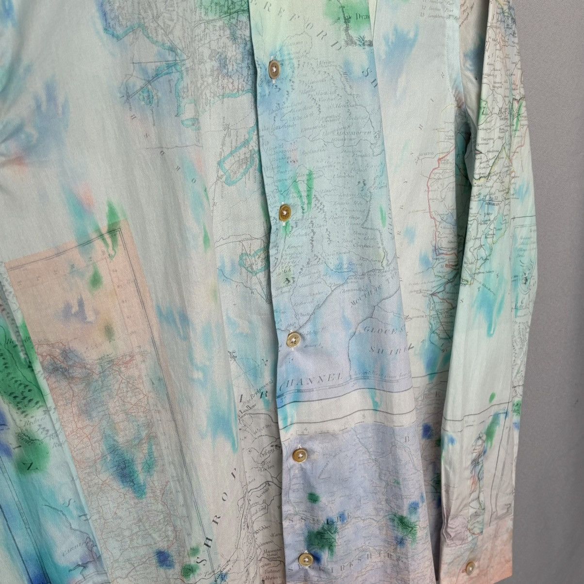 Paul Smith Paul smith rare shirt map button up medium Size US M / EU 48-50 / 2 - 5 Thumbnail
