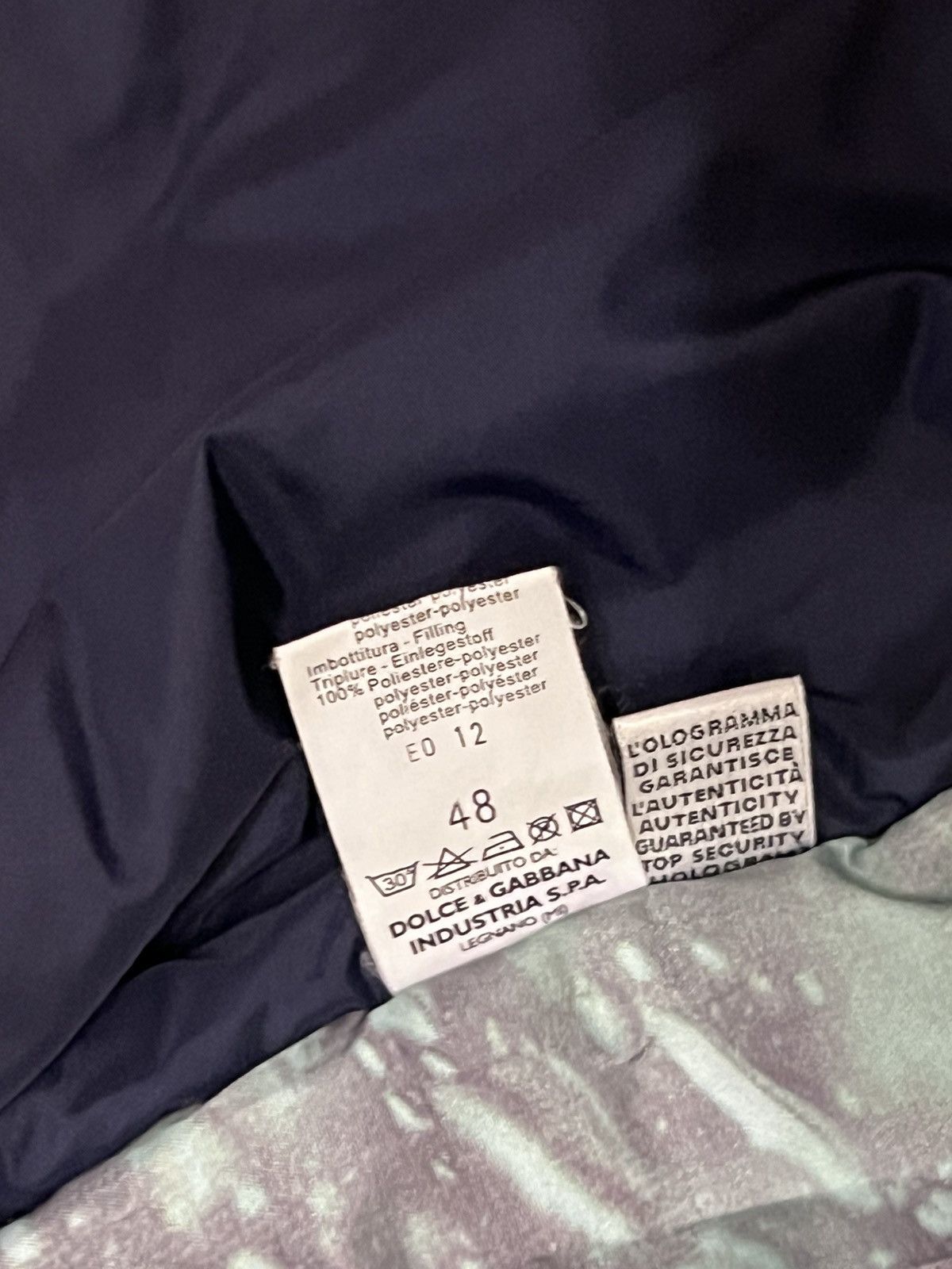 Dolce & Gabbana × Vintage Dolce & Gabbana Rare Vintage Blue Nylon Jacket Men’s Size M Size US M / EU 48-50 / 2 - 5 Thumbnail