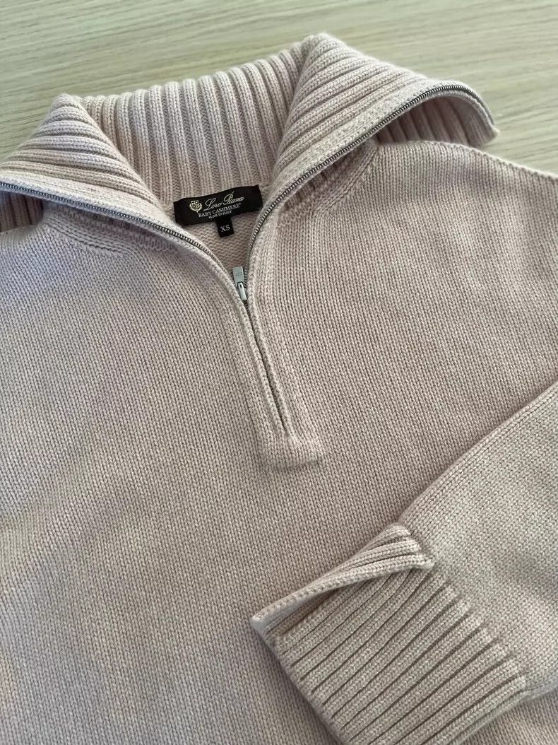 Loro Piana LORO PIANA Classic cashmere zipper sweater Size XS / US 0-2 / IT 36-38 - 4 Thumbnail