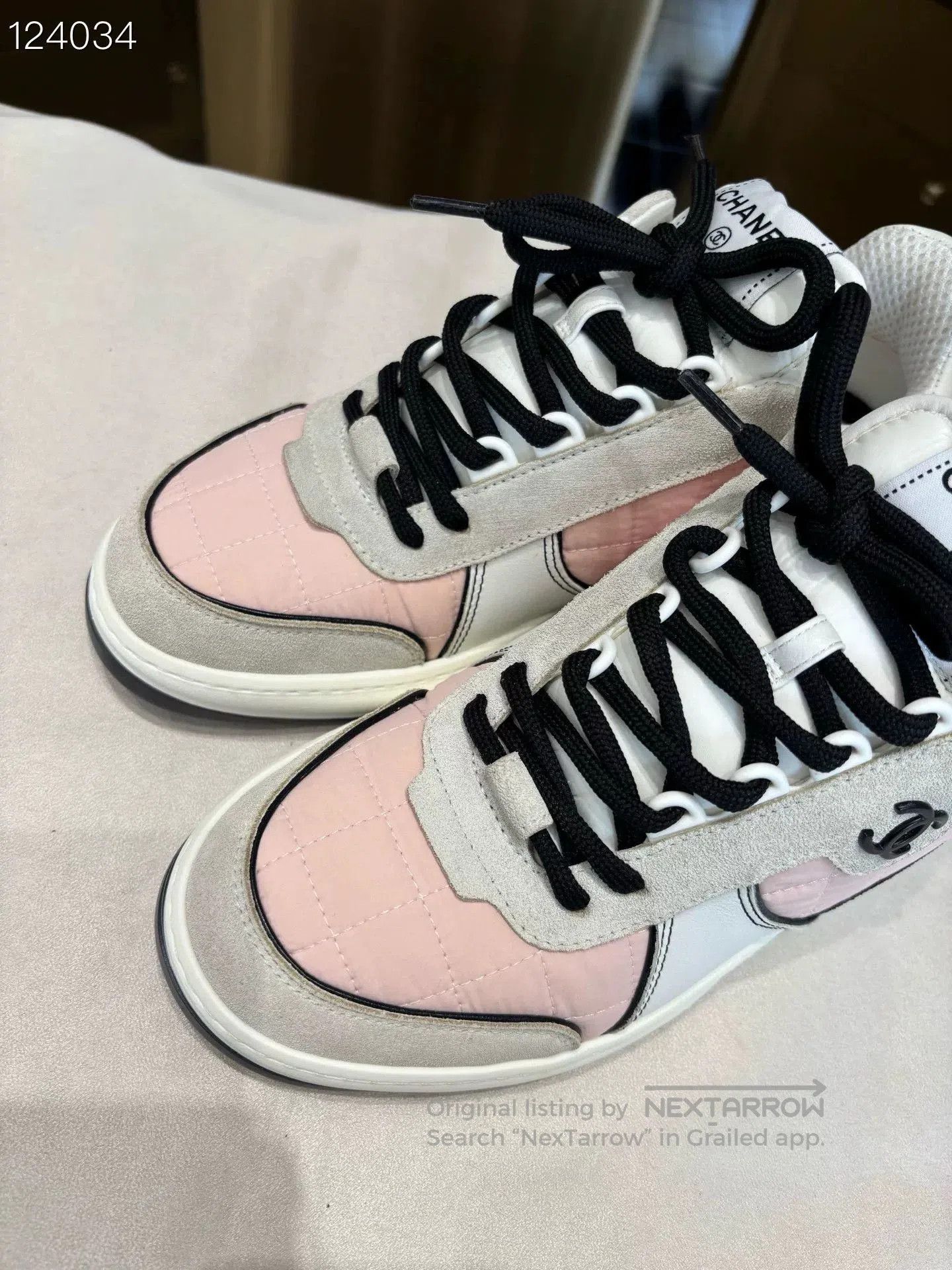 Chanel Chanel 23C Mermaid Pink Patchwork Sneakers. Size US 6.5 / IT 36.5 - 2 Thumbnail