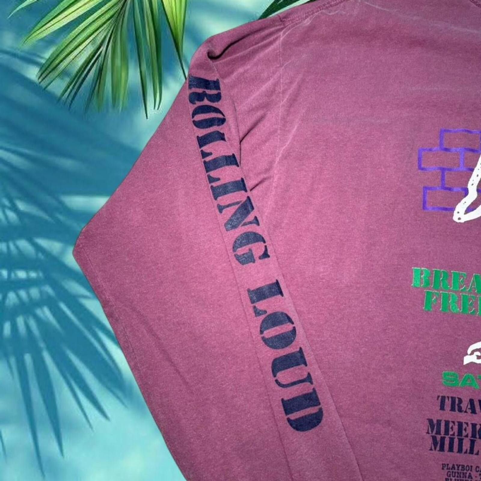 Other Rolling Loud 2019 Hip Hop Rap tee Wu Tang Meek Mill Lil Uzi Size US XL / EU 56 / 4 - 4 Thumbnail