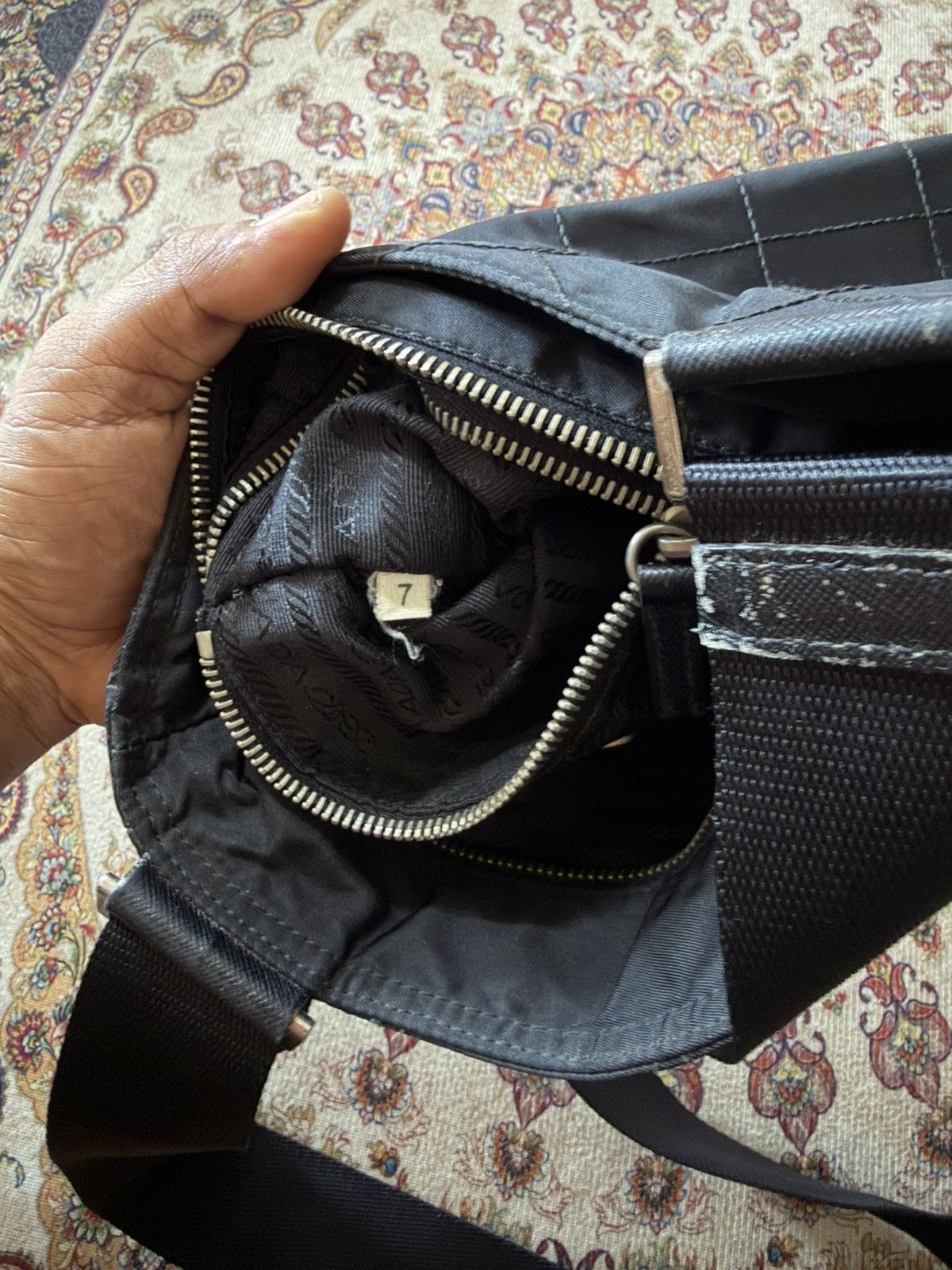 Prada Vintage Prada Sling Bag Size ONE SIZE - 9 Thumbnail