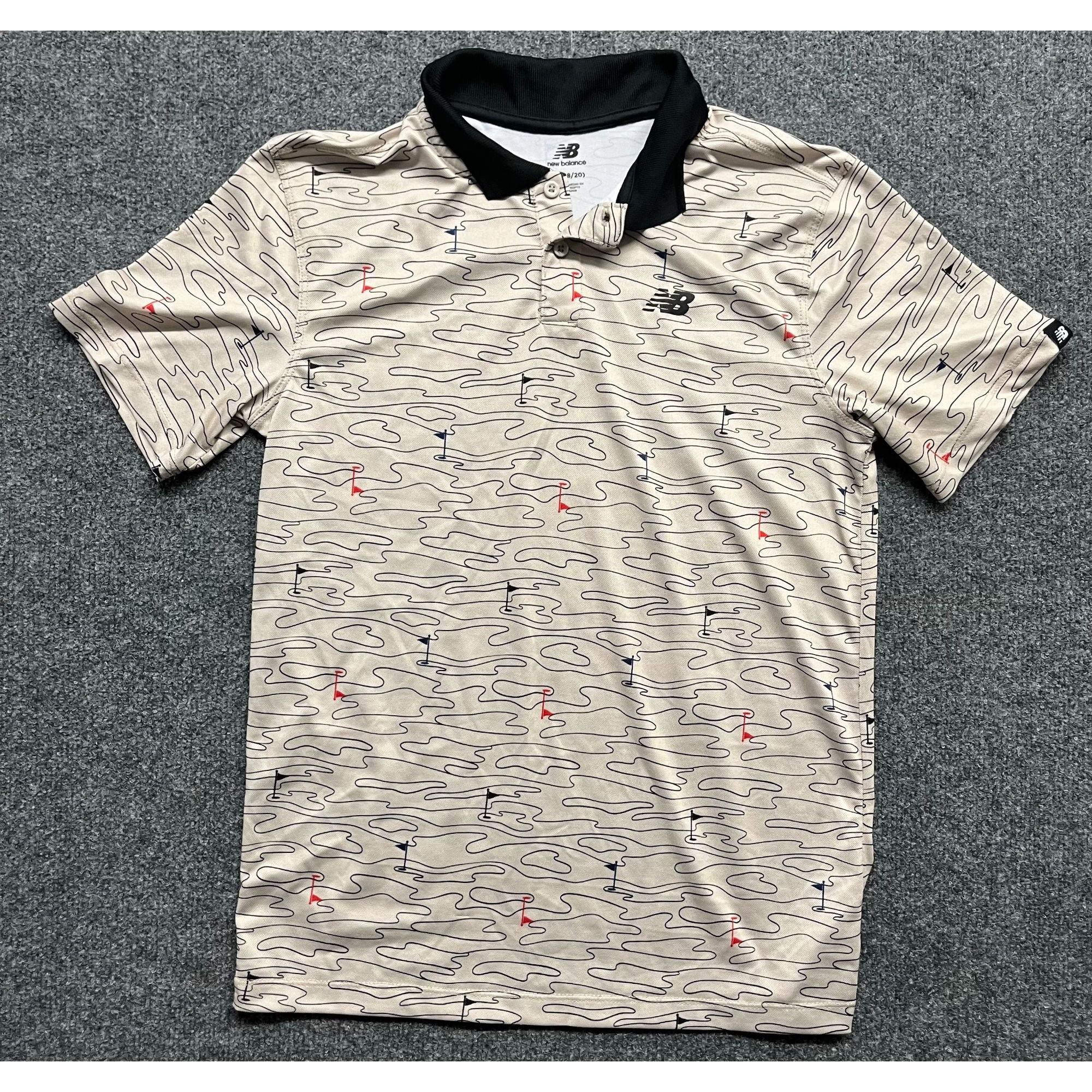 New Balance New Balance Polo Golf Size XL Teens 18 20 tan performance li Size US XL / EU 56 / 4 - 1 Thumbnail
