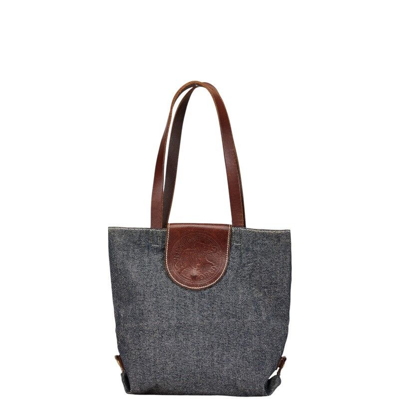 Other Hunting World Canvas Leather 2Way Tote Bag Canvas Shoulder Bag in Blue, Women's