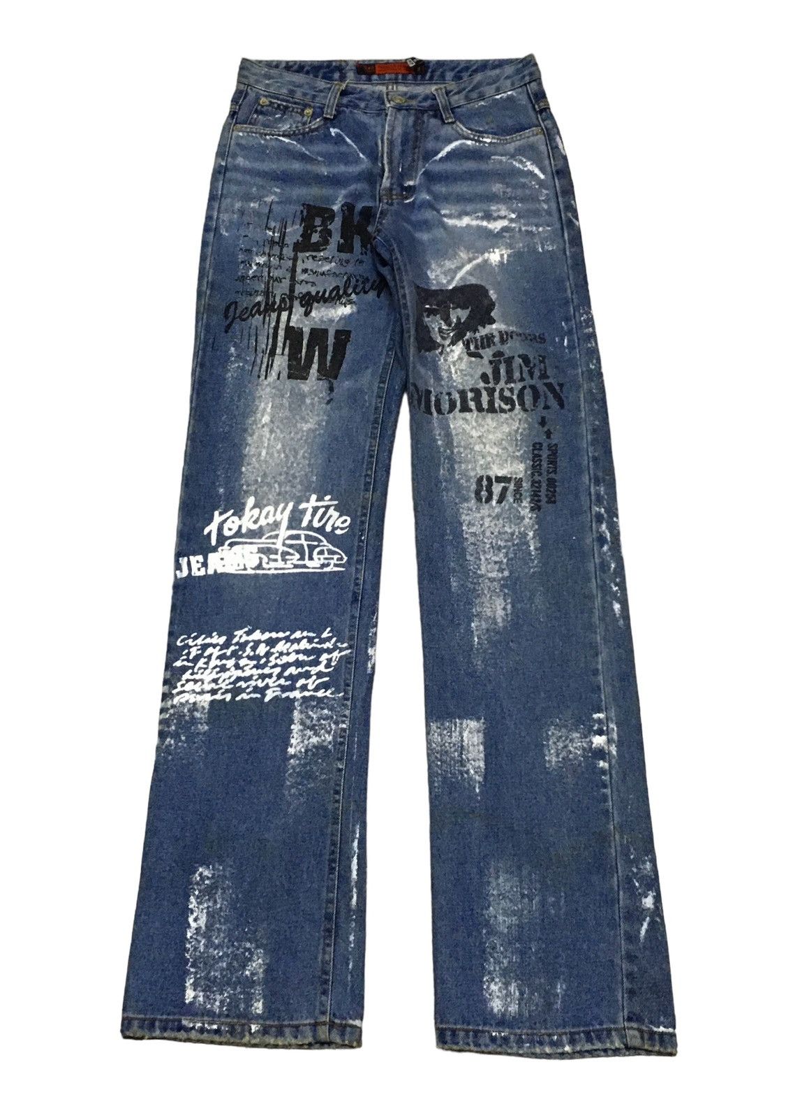 14th Addiction Very Rare Design Vintage Japanese Brand Ingalls Jeans 1990s Size US 29 - 1 Thumbnail