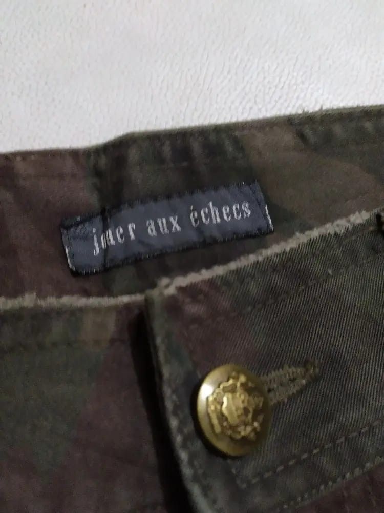 Japanese Brand Jouer Aux Echees Cargo Tactical Camo Pants Low rise Size US 28 / EU 44 - 8 Thumbnail