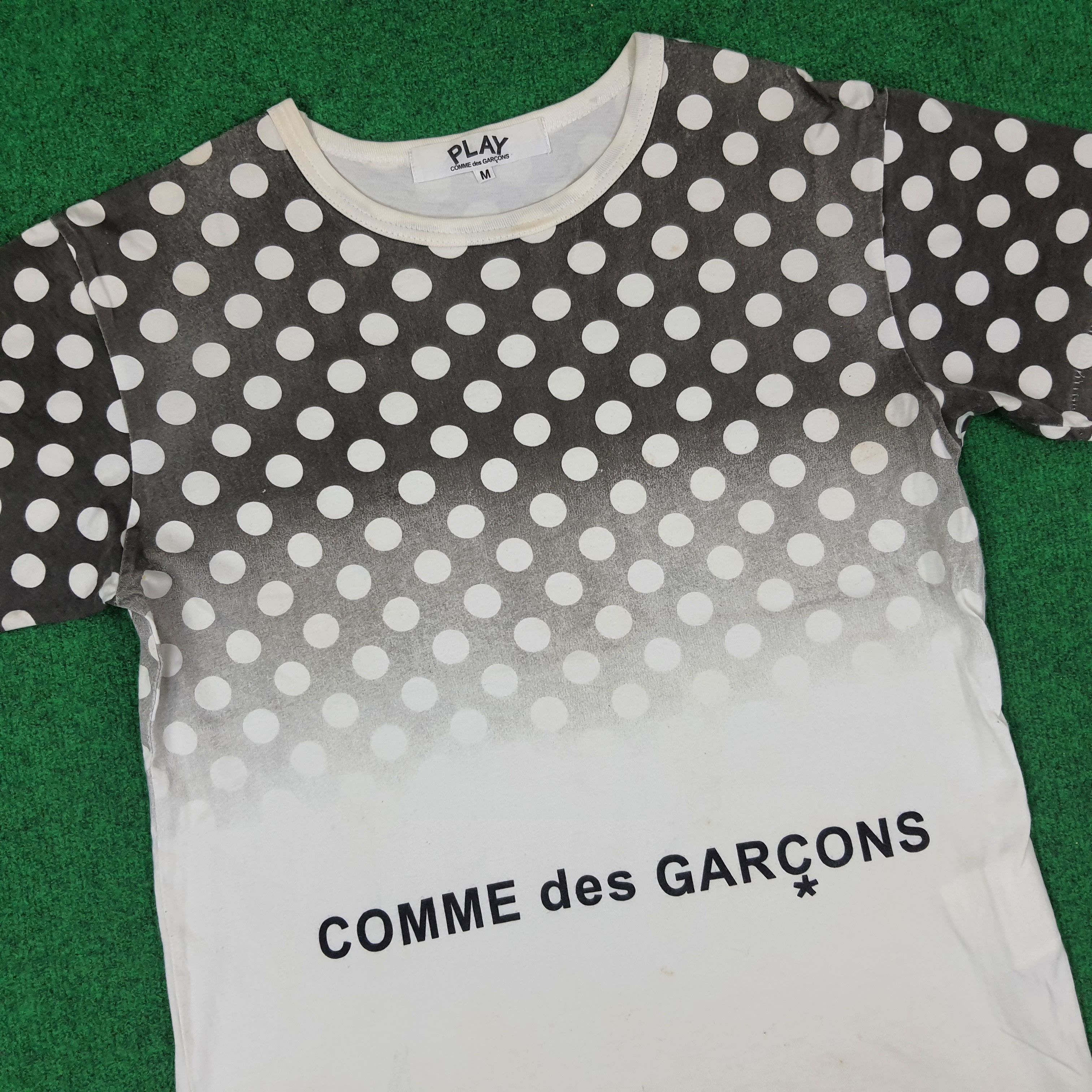 Comme des Garcons PLAY Vintage Comme Des Garcons Play Polka Dot Tshirt C249N119 Size US M / EU 48-50 / 2 - 2 Thumbnail