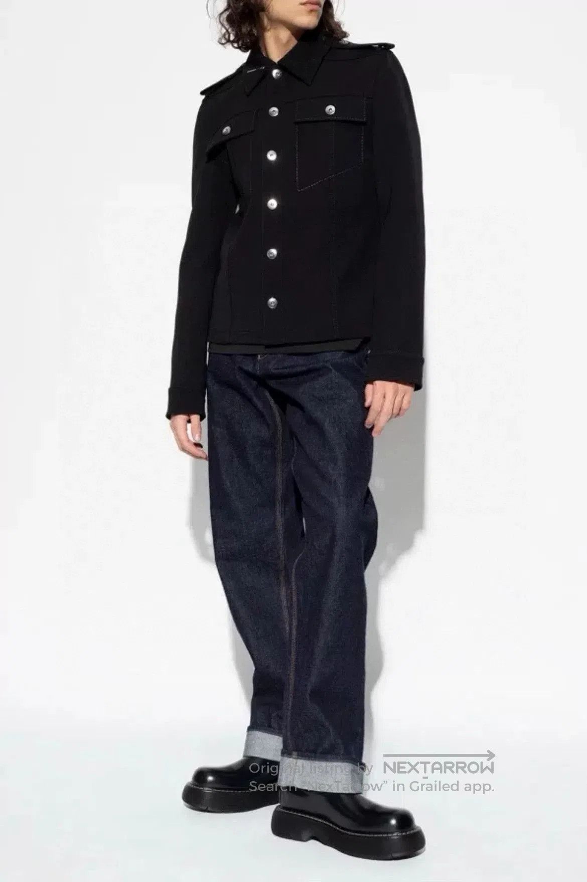 Bottega Veneta BV Bottega Veneta Black Jacket. Size M / US 6-8 / IT 42-44 - 8 Thumbnail