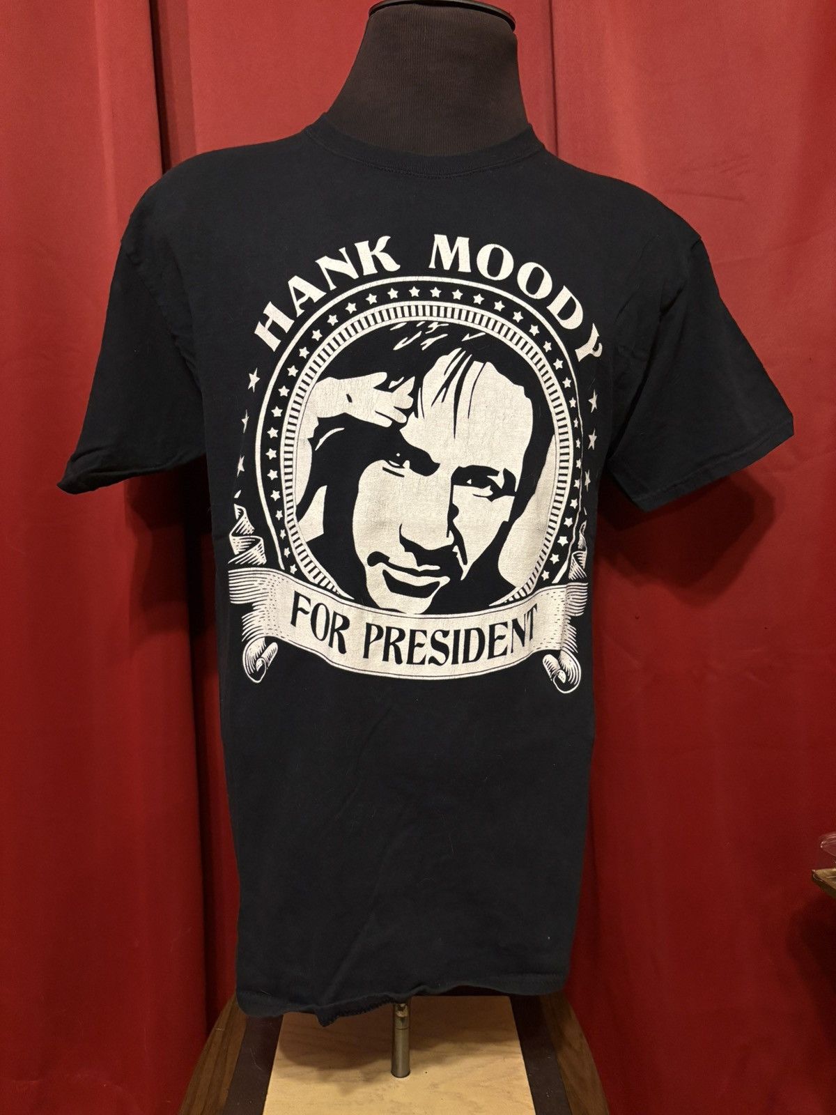 Vintage Vintage Hank Moody For President Tshirt HBO Californication Size US L / EU 52-54 / 3 - 1 Thumbnail