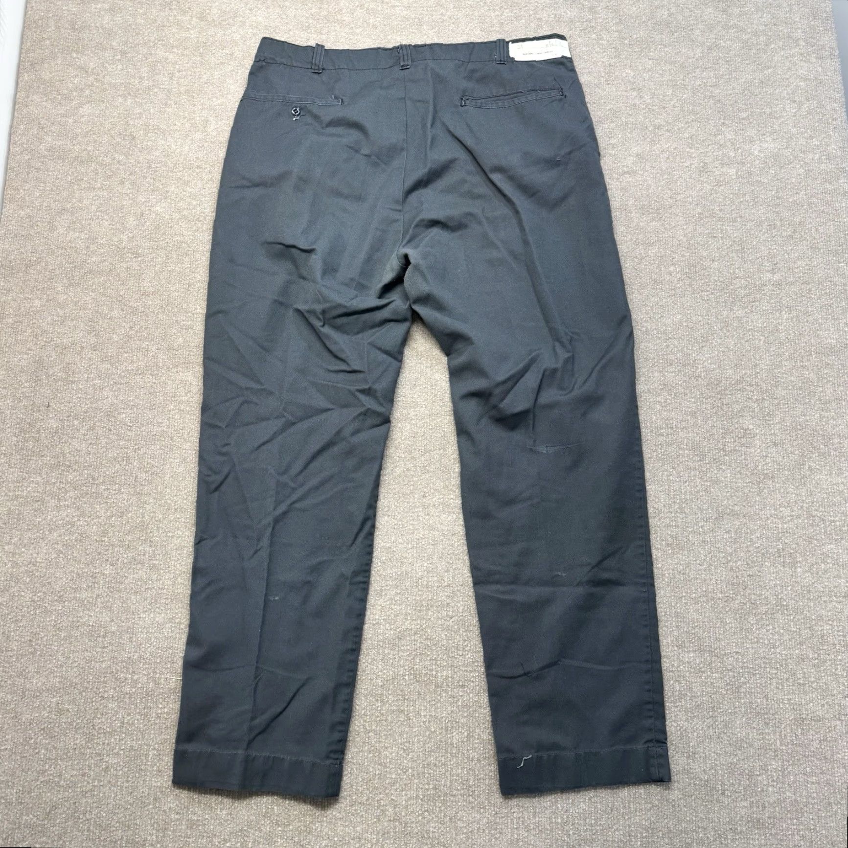 Vintage VINTAGE Chino Pants Mens 36x30 Workwear Zip Fly USA Made Grey Size US 36 / EU 52 - 5 Thumbnail