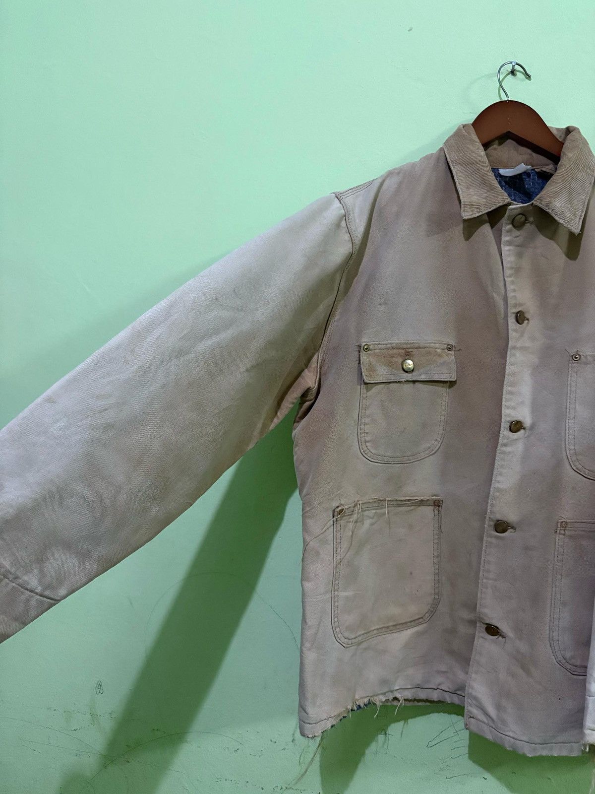Carhartt VTG 90's CARHARTT Worker Wear Chore Jakcet Michigan Design Size US L / EU 52-54 / 3 - 2 Thumbnail