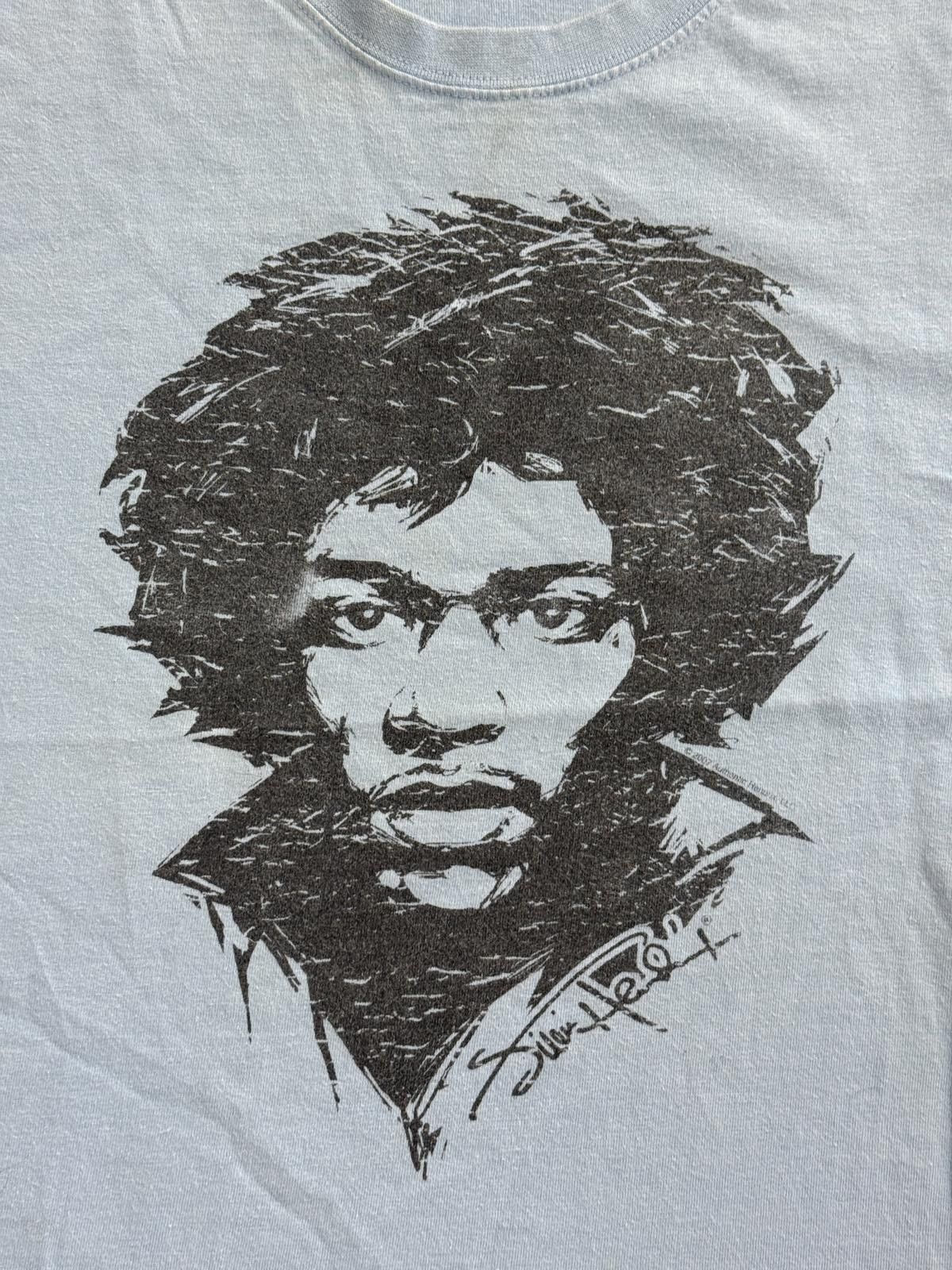 Designer Y2K Jimi Hendrix Portrait T-shirt Sketch Art tee XL Size US XL / EU 56 / 4 - 3 Thumbnail