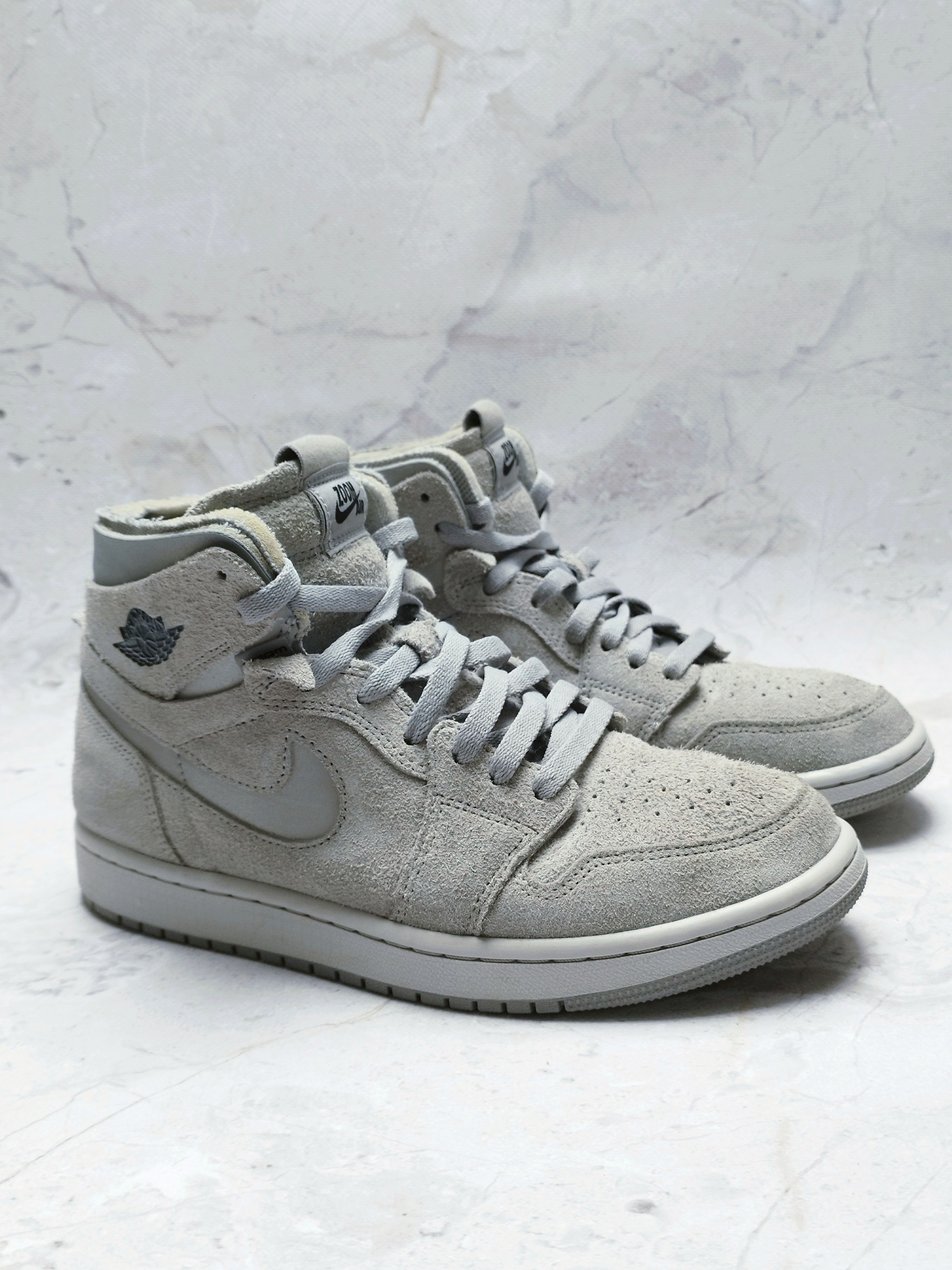 Jordan Brand Nike Jordan 1 Mid Zoom CMFT Grey Fog OG Size US 8.5 / EU 41-42 - 4 Thumbnail