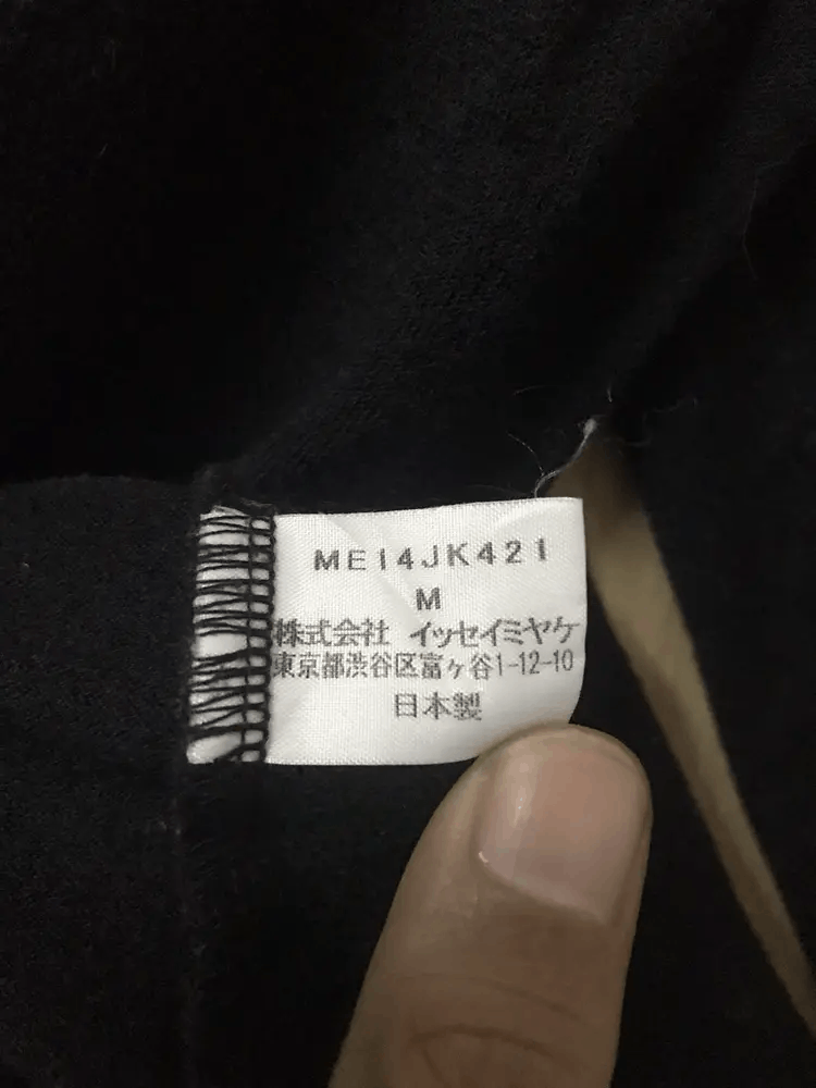 Issey Miyake Vintage 90's Issey Miyake Men Steve Jobs Mock Wool Tshirts Size US M / EU 48-50 / 2 - 8 Thumbnail