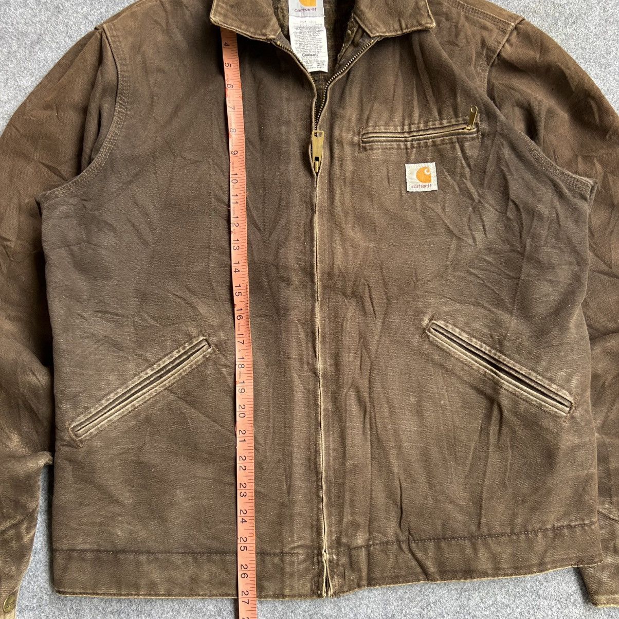 Carhartt × Vintage Vintage Carhartt Detroit Jacket EJ097 DKB Size US S / EU 44-46 / 1 - 7 Thumbnail