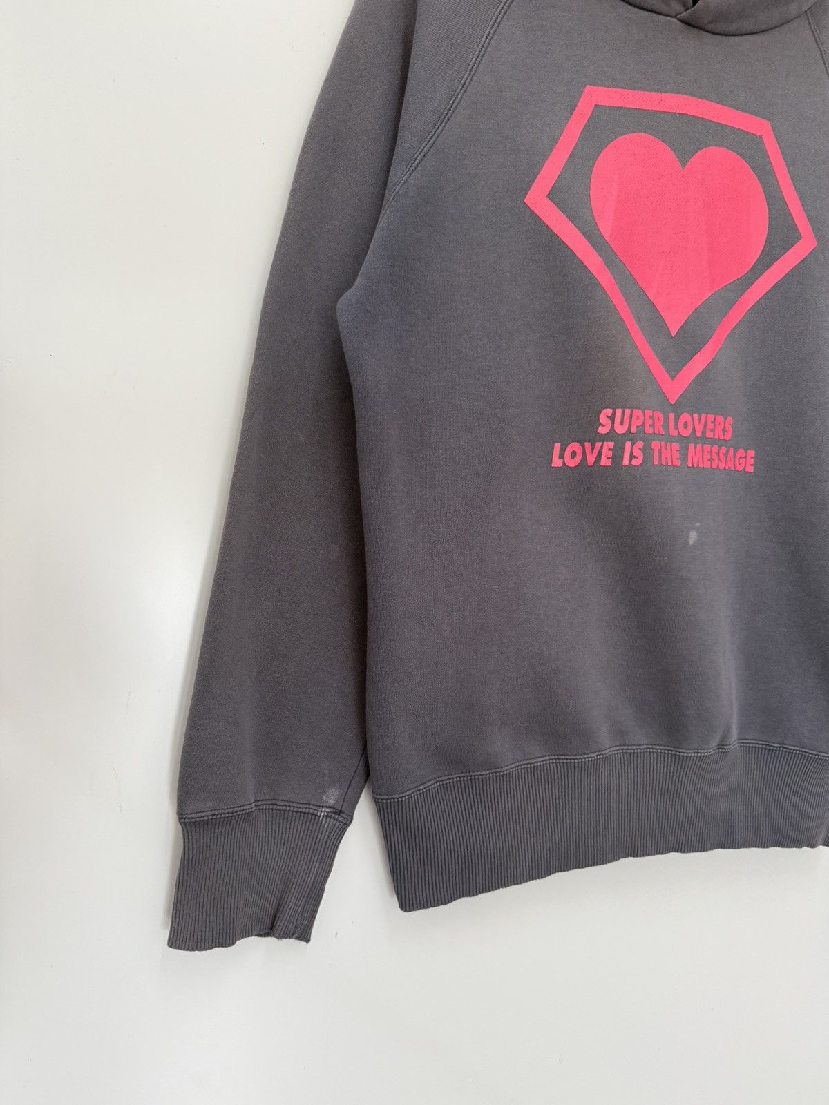 Super Lovers 🔥 Super Lovers Japanese Sunfaded iConic Logo Hoodie Size US S / EU 44-46 / 1 - 3 Thumbnail
