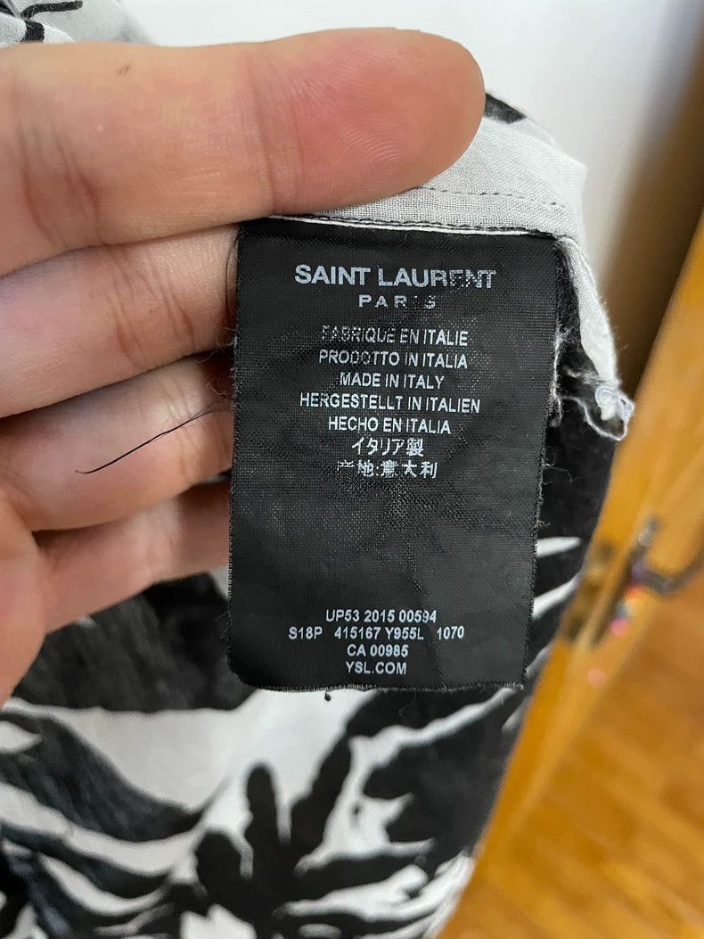 Saint Laurent Paris Saint Laurent Paris Saint Laurent Black and White Shirt-25 Size US M / EU 48-50 / 2 - 5 Thumbnail