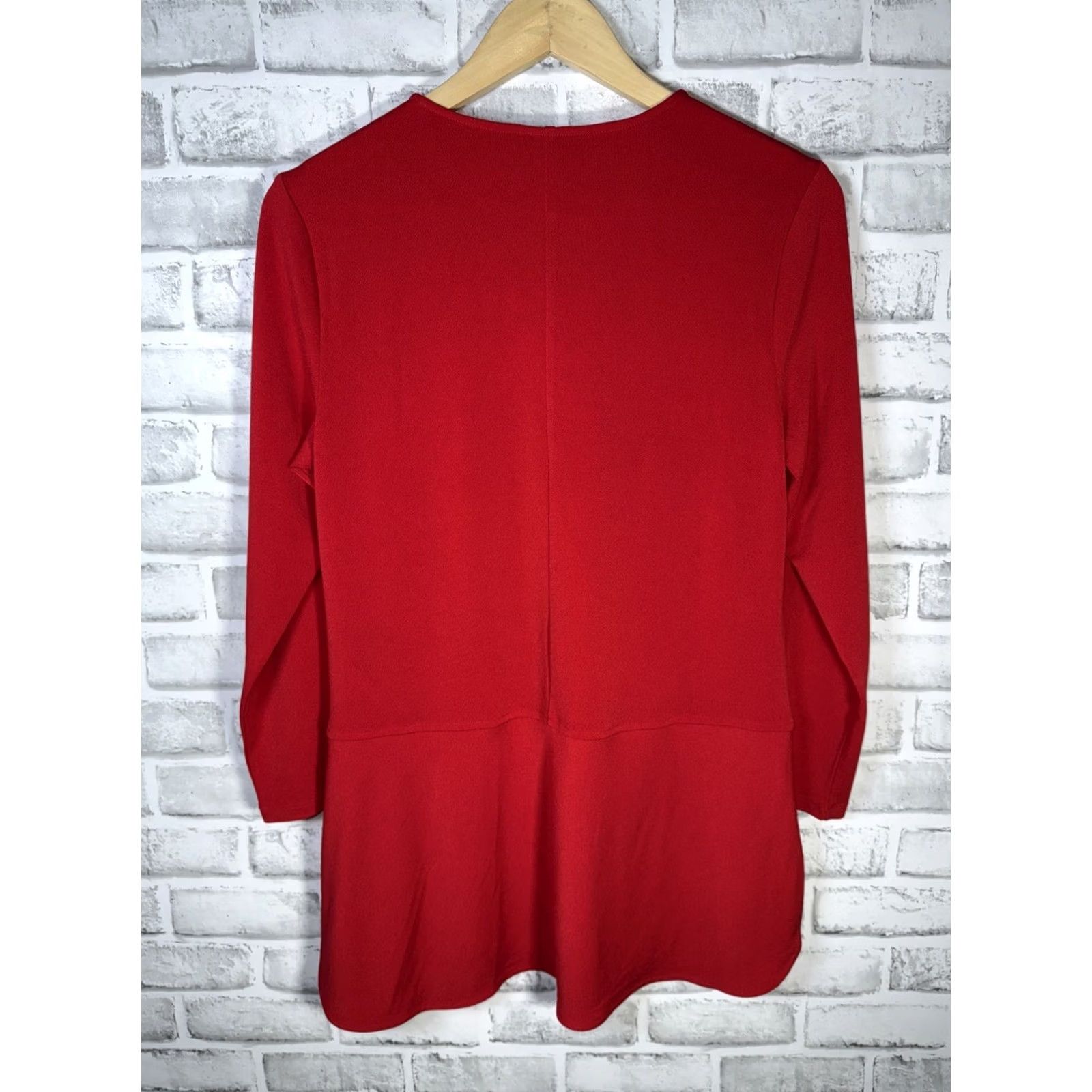 Ralph Lauren LAUREN RALPH LAUREN Tunic Shirt Red Womens M Fall NWT Size M / US 6-8 / IT 42-44 - 6 Thumbnail